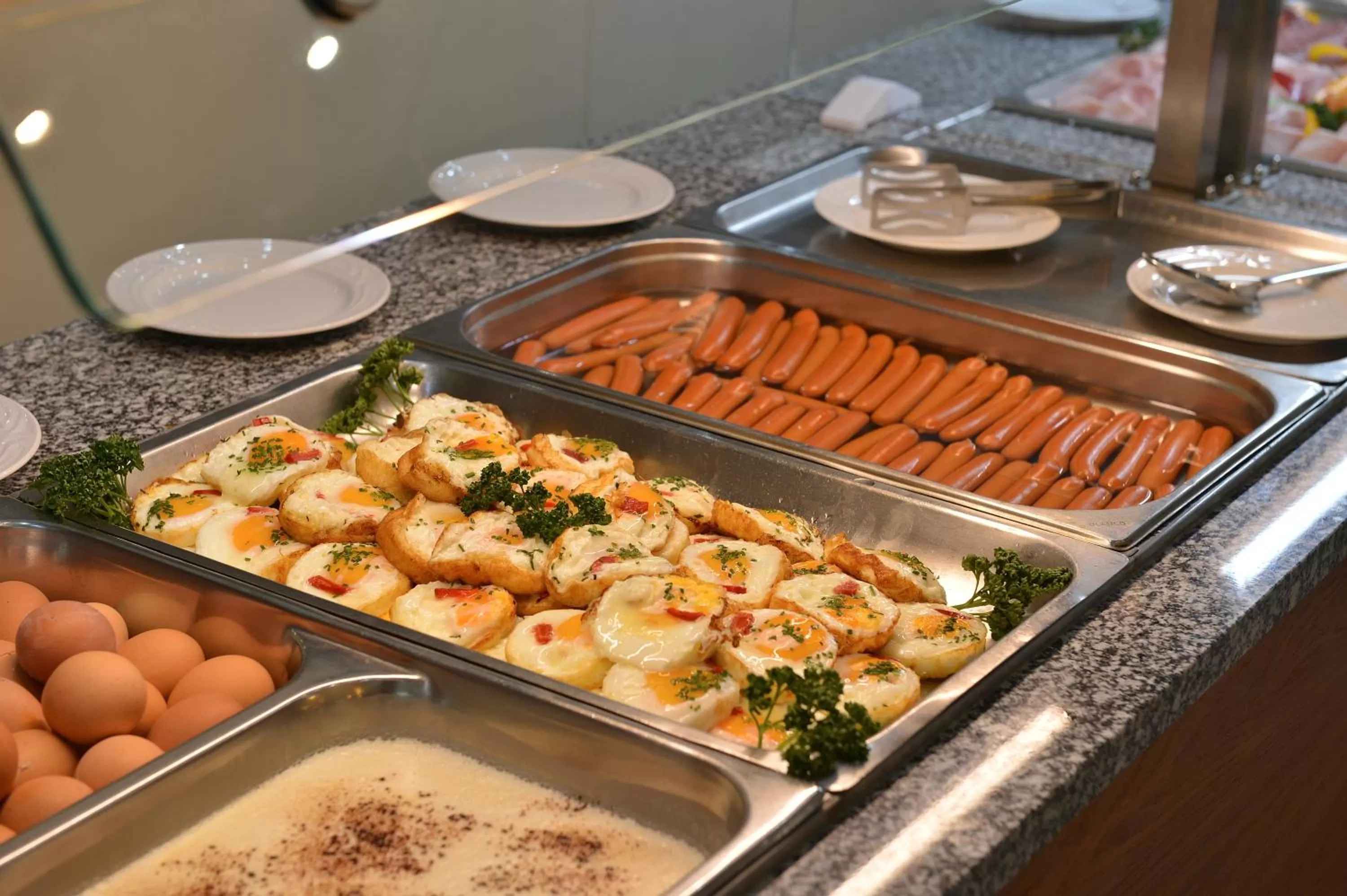 Buffet breakfast in Lázeňský hotel Pyramida