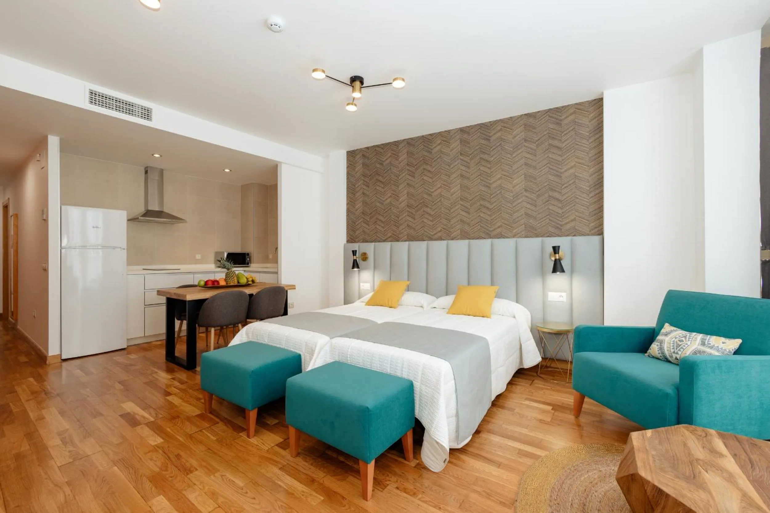 Bed in Apartamentos Debambú