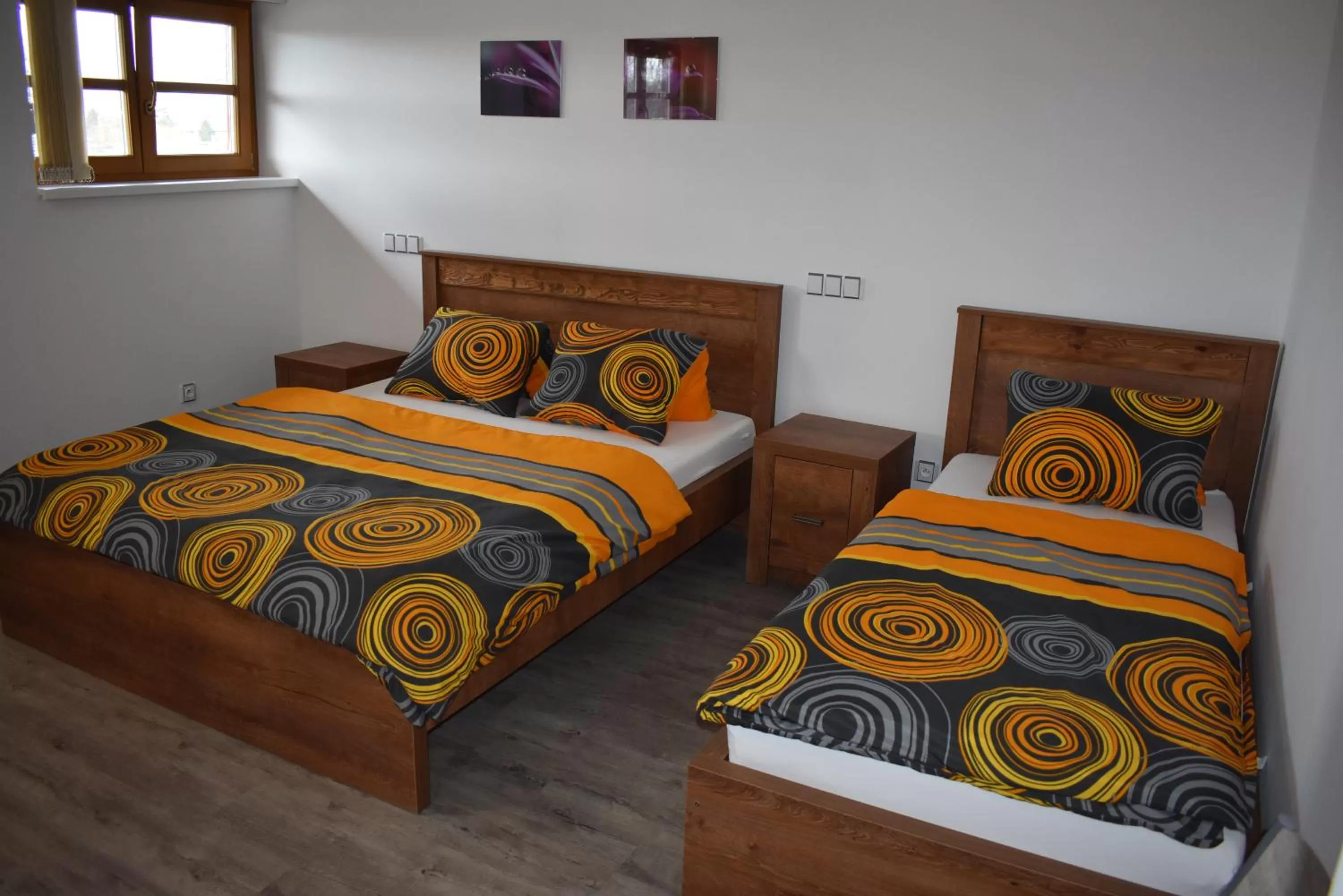 Bed in Motel Roubenka