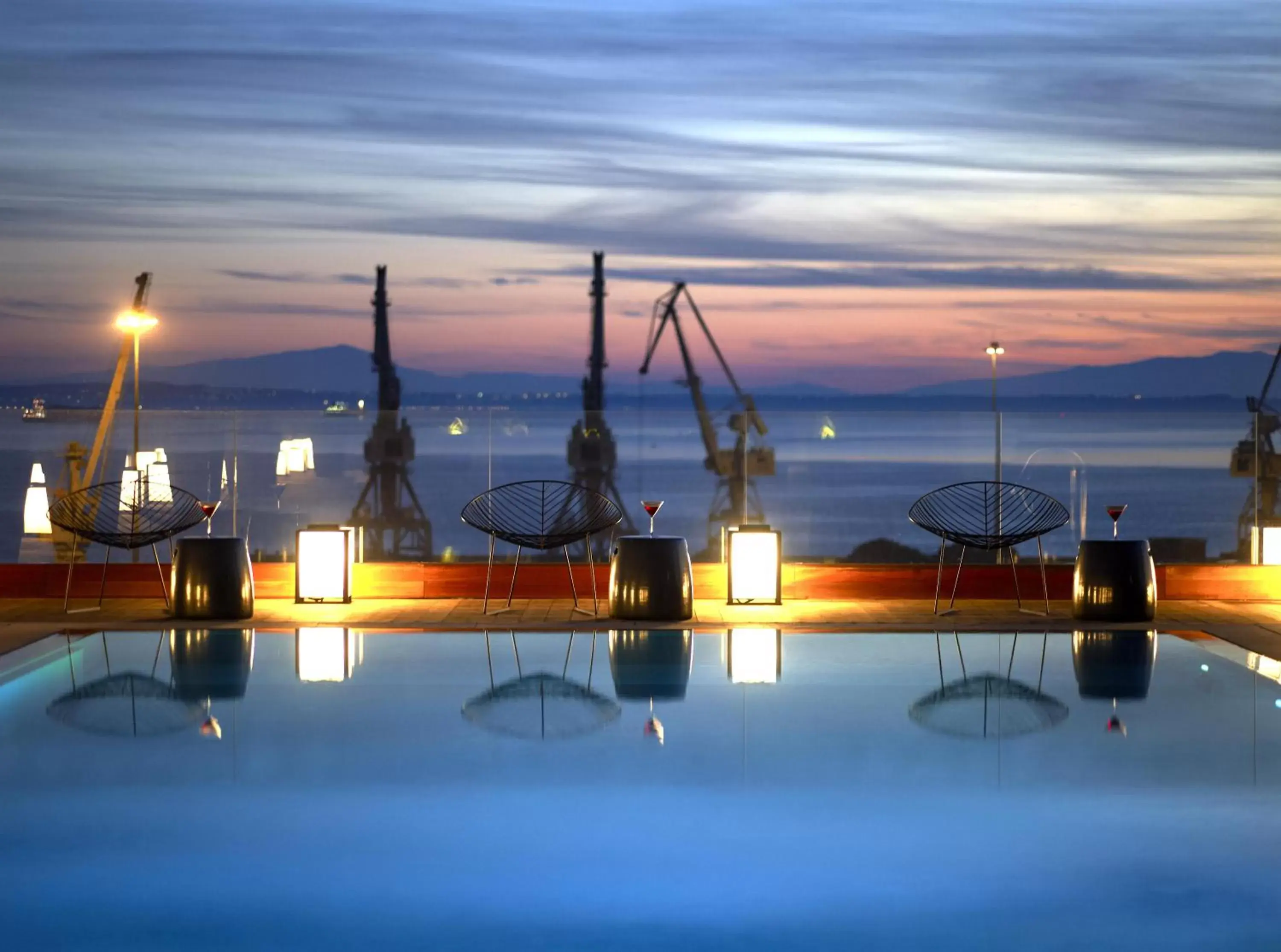 View (from property/room), Swimming Pool in The Met Hotel Thessaloniki, a Member of Design Hotels