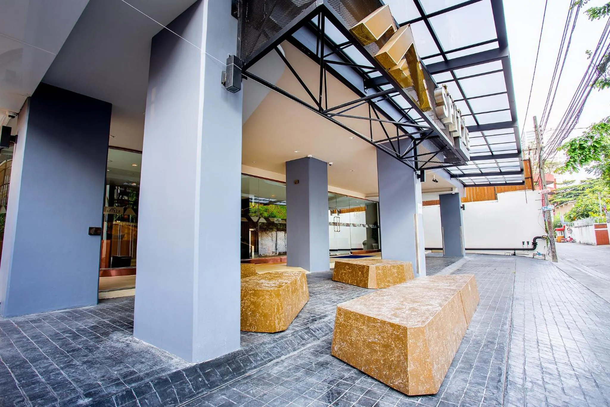 Facade/entrance in Spittze Hotel Pratunam