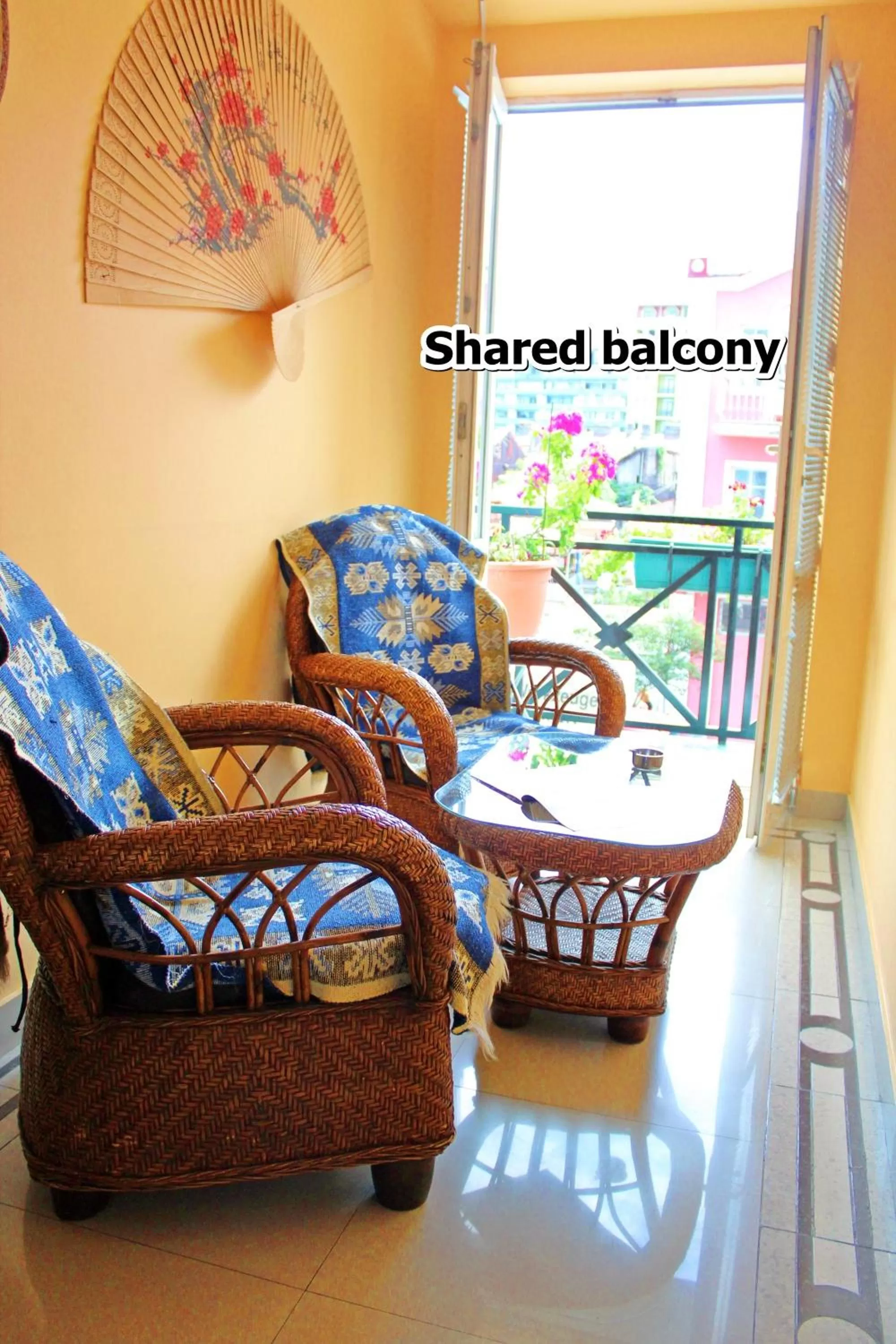 Balcony/Terrace in Hotel Elegant Garden