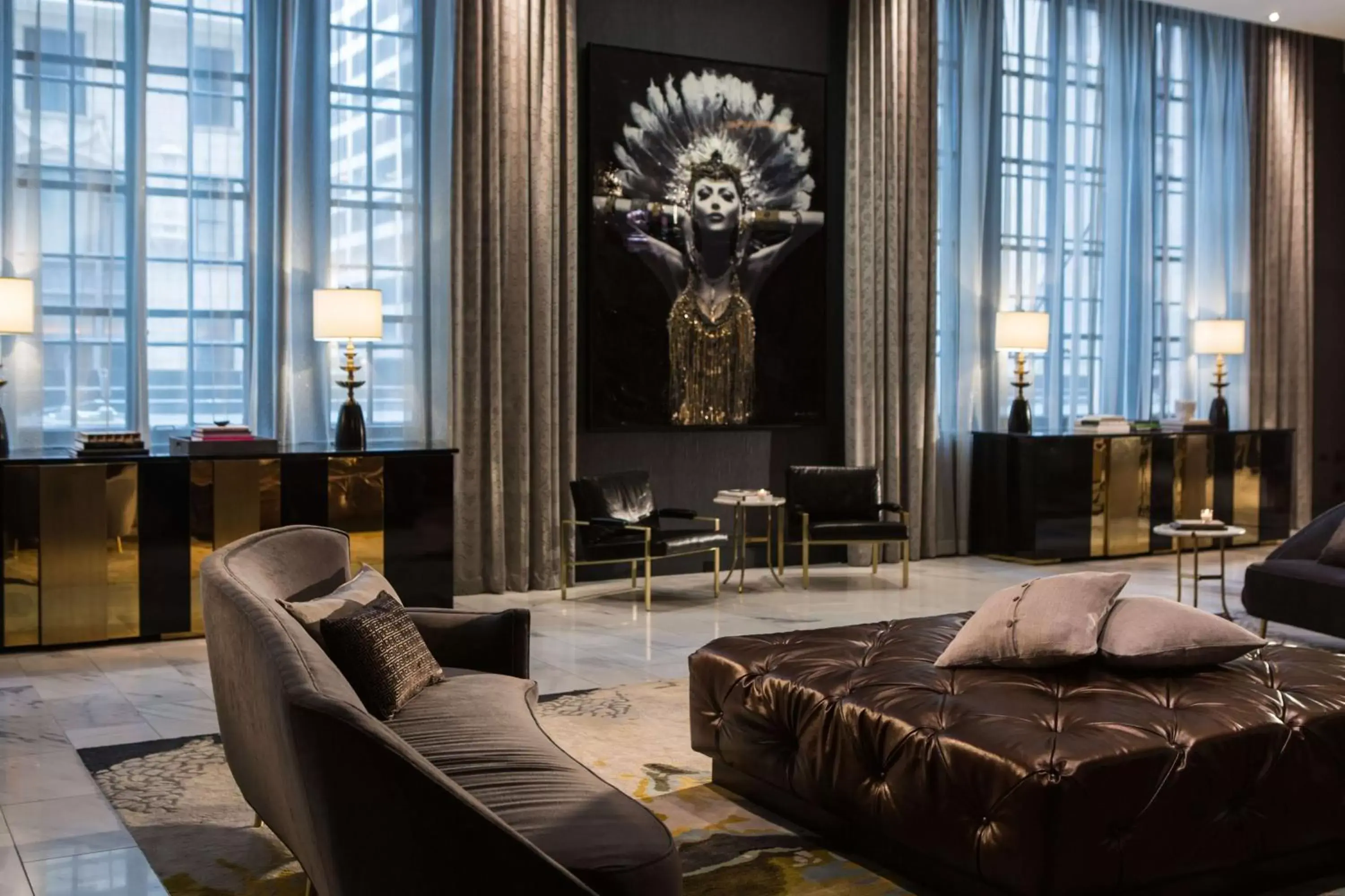 Lobby or reception, Seating Area in The Allegro Royal Sonesta Hotel Chicago Loop