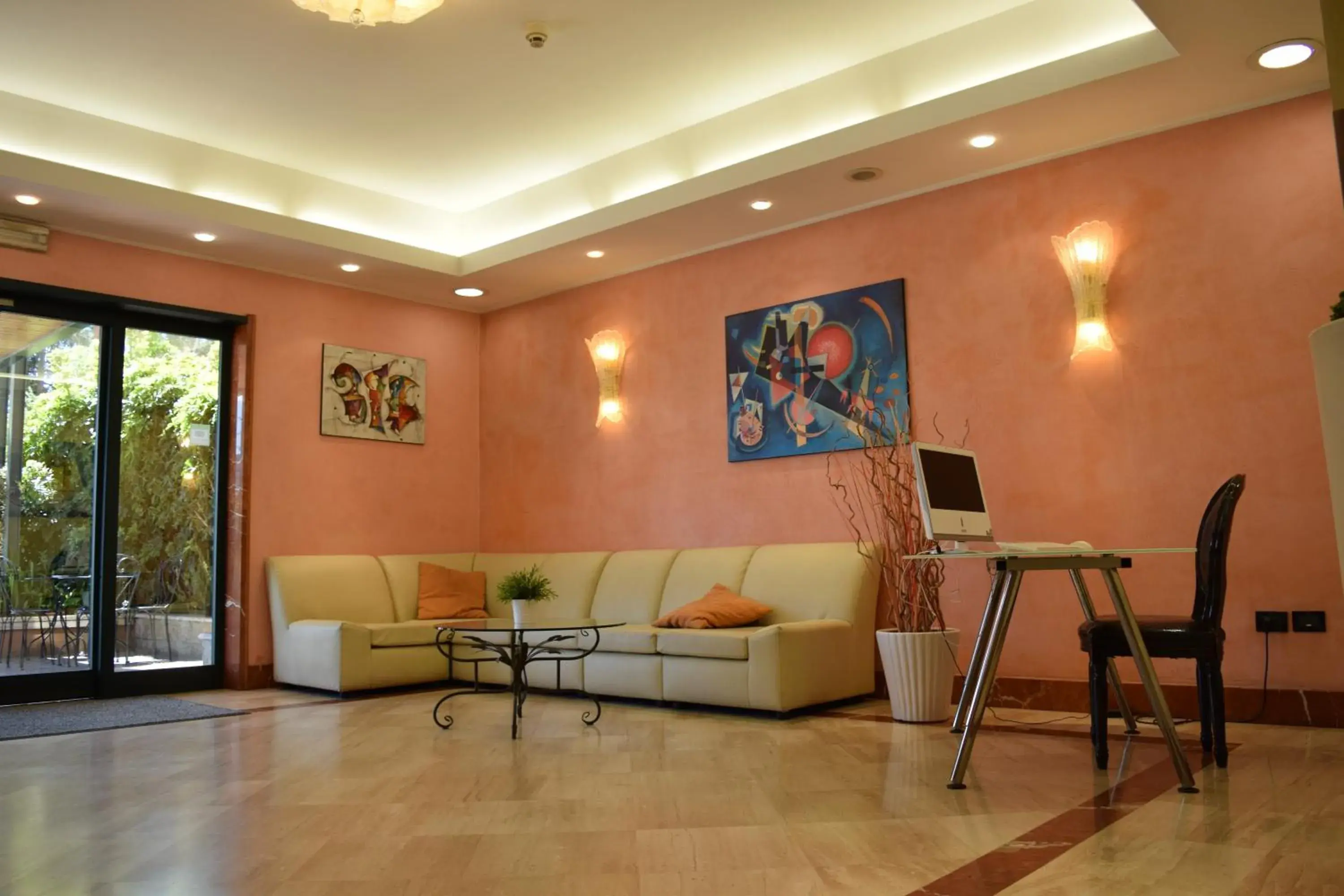 Lobby or reception, Seating Area in Hotel President Pomezia