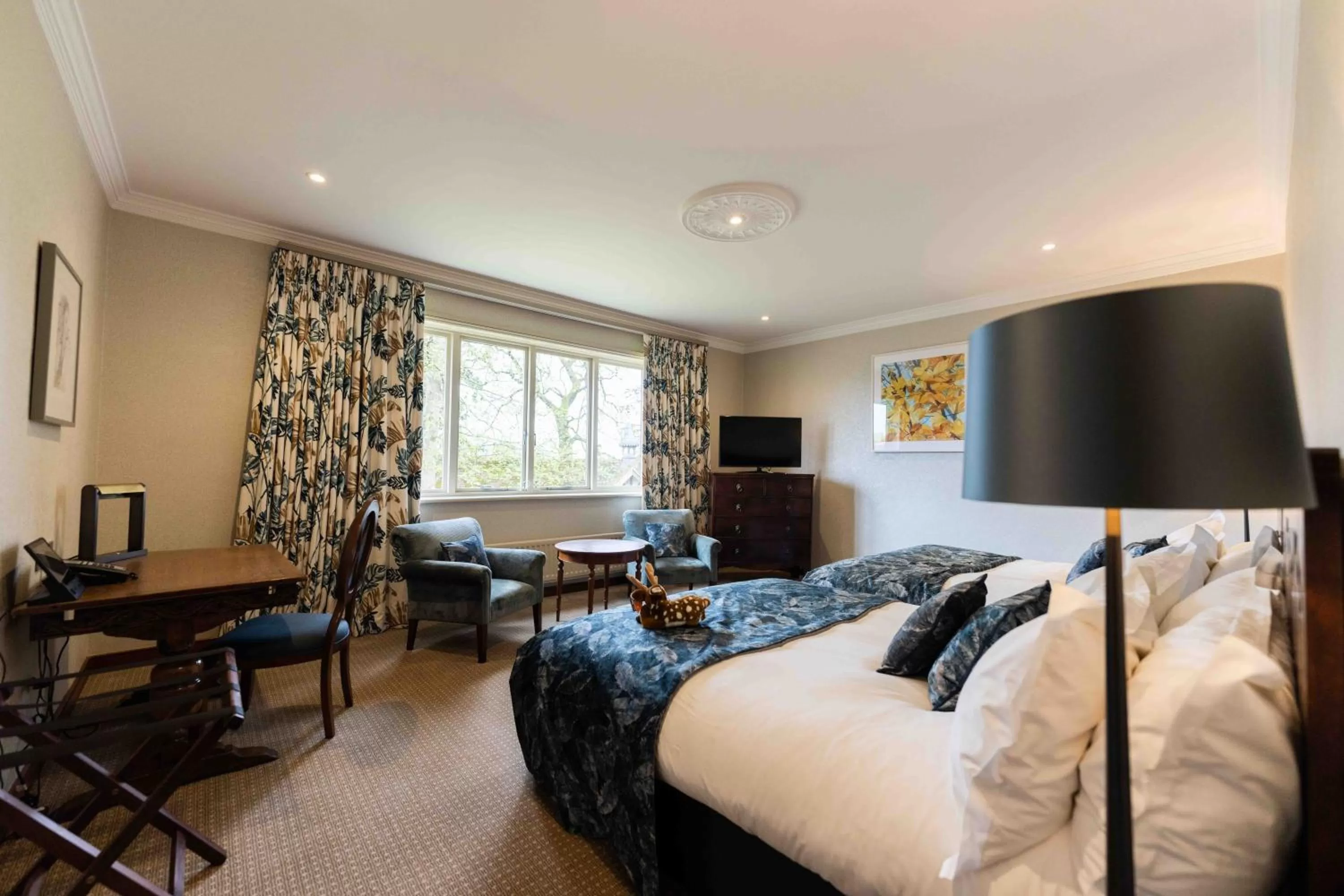 Photo of the whole room, Bed in Pennyhill Park Hotel and Spa