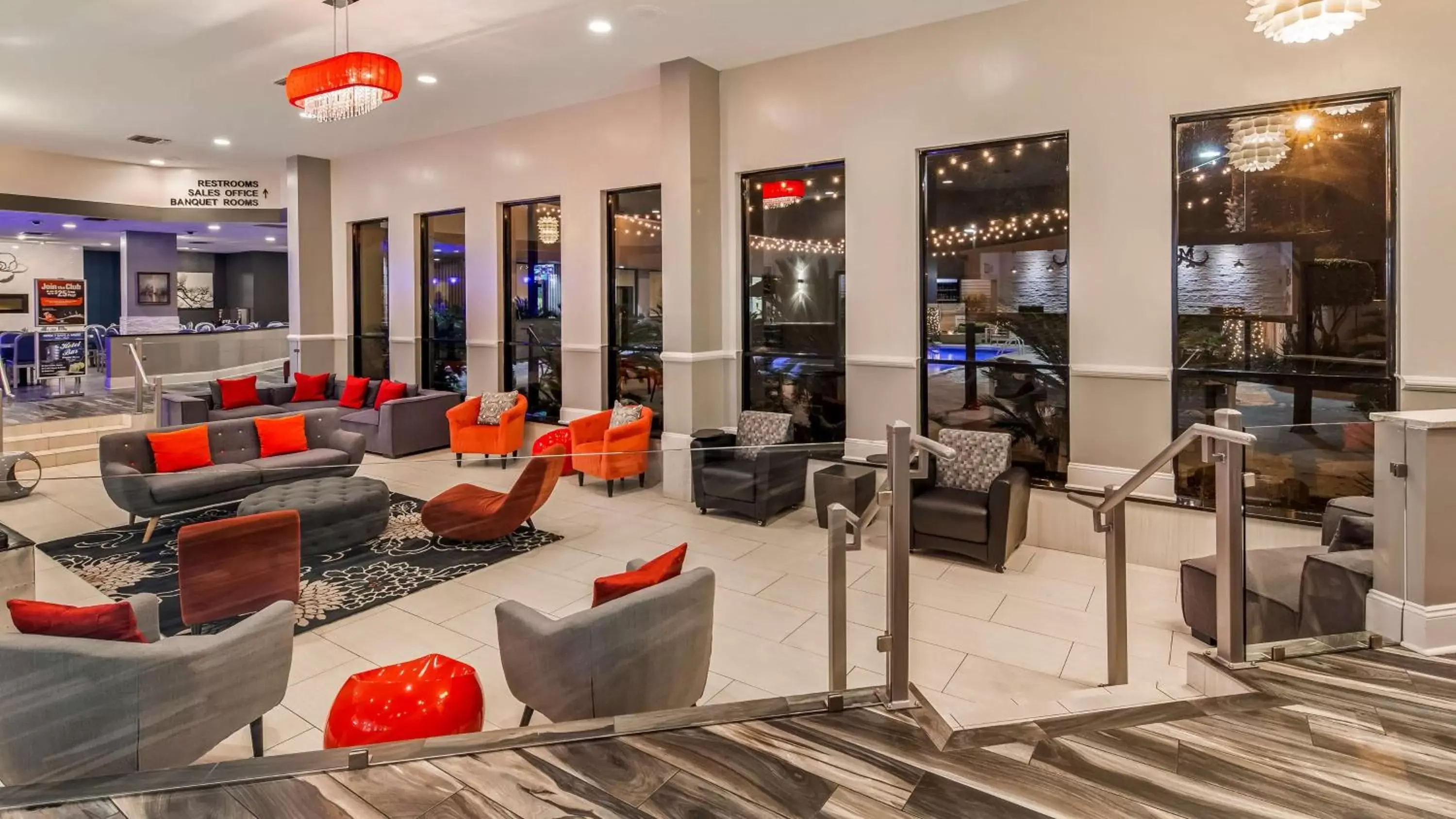 Lobby or reception, Lounge/Bar in Magnolia Bluffs, BW Signature Collection