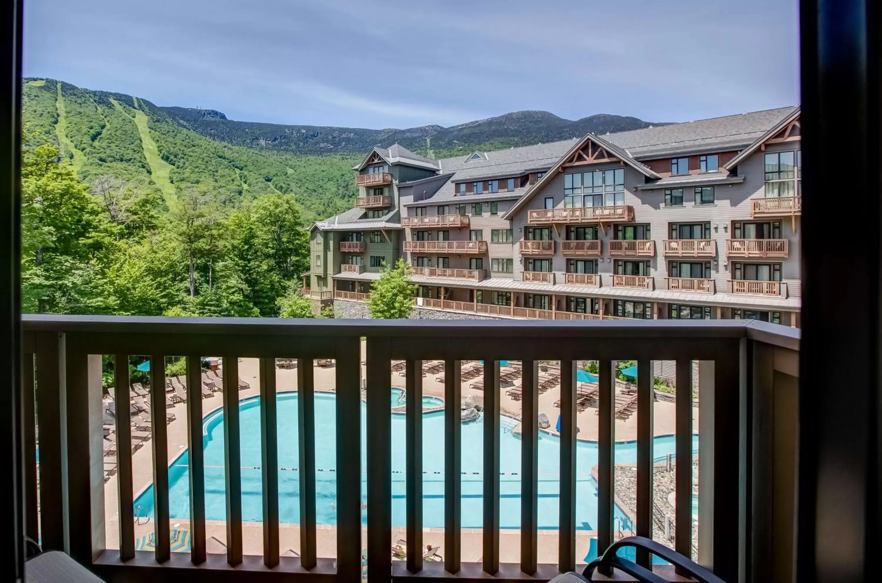 View (from property/room), Pool View in The Lodge at Spruce Peak, a Destination by Hyatt Residence