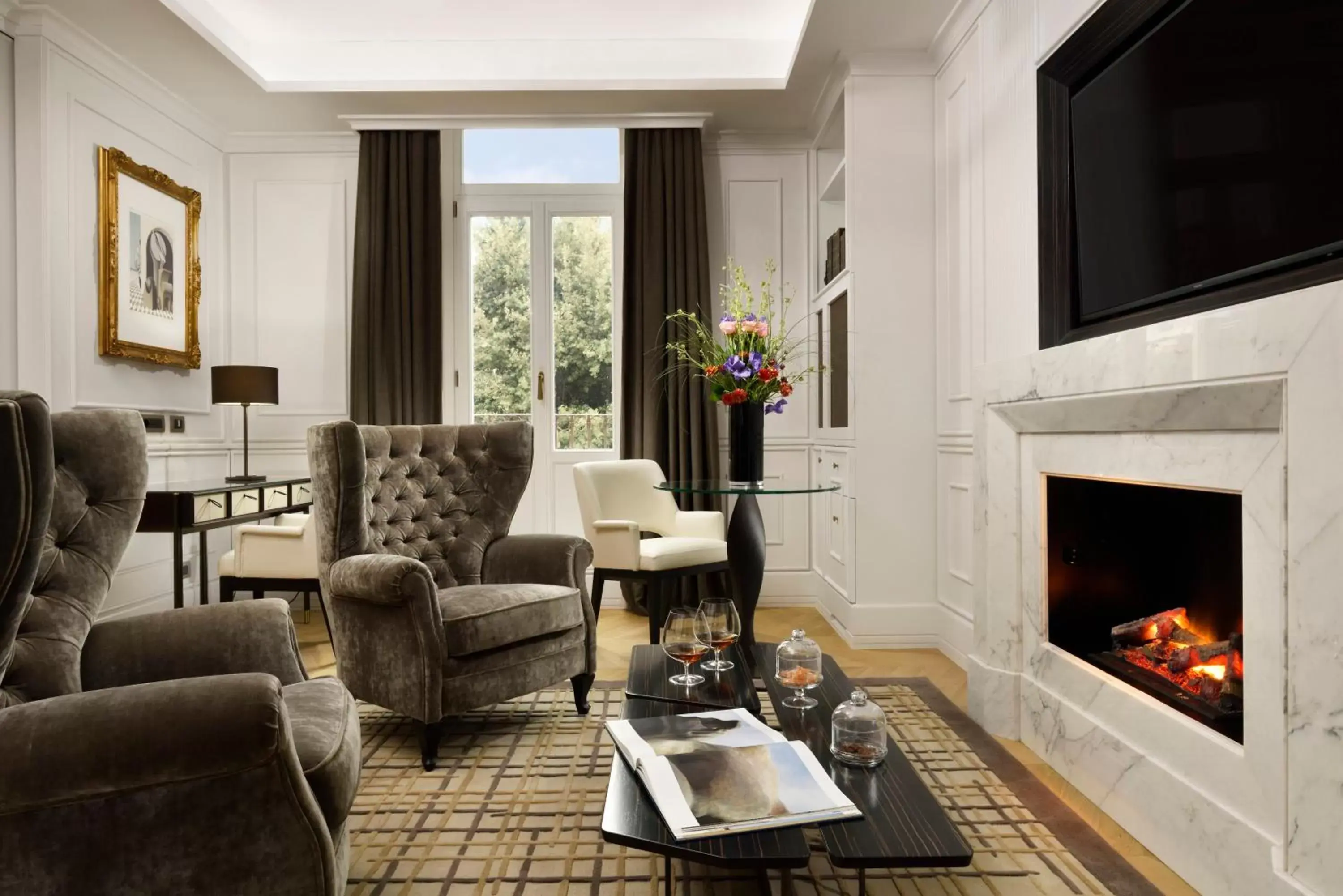 Living room in Hotel Splendide Royal - The Leading Hotels of the World