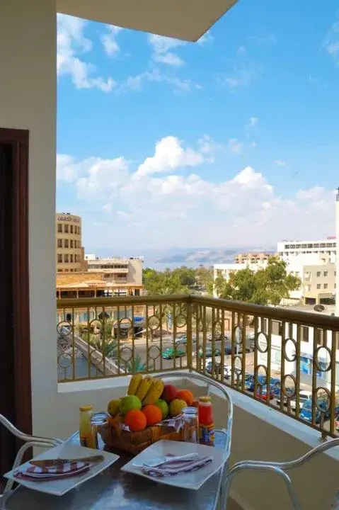 Balcony/Terrace in Al Qidra Hotel & Suites Aqaba