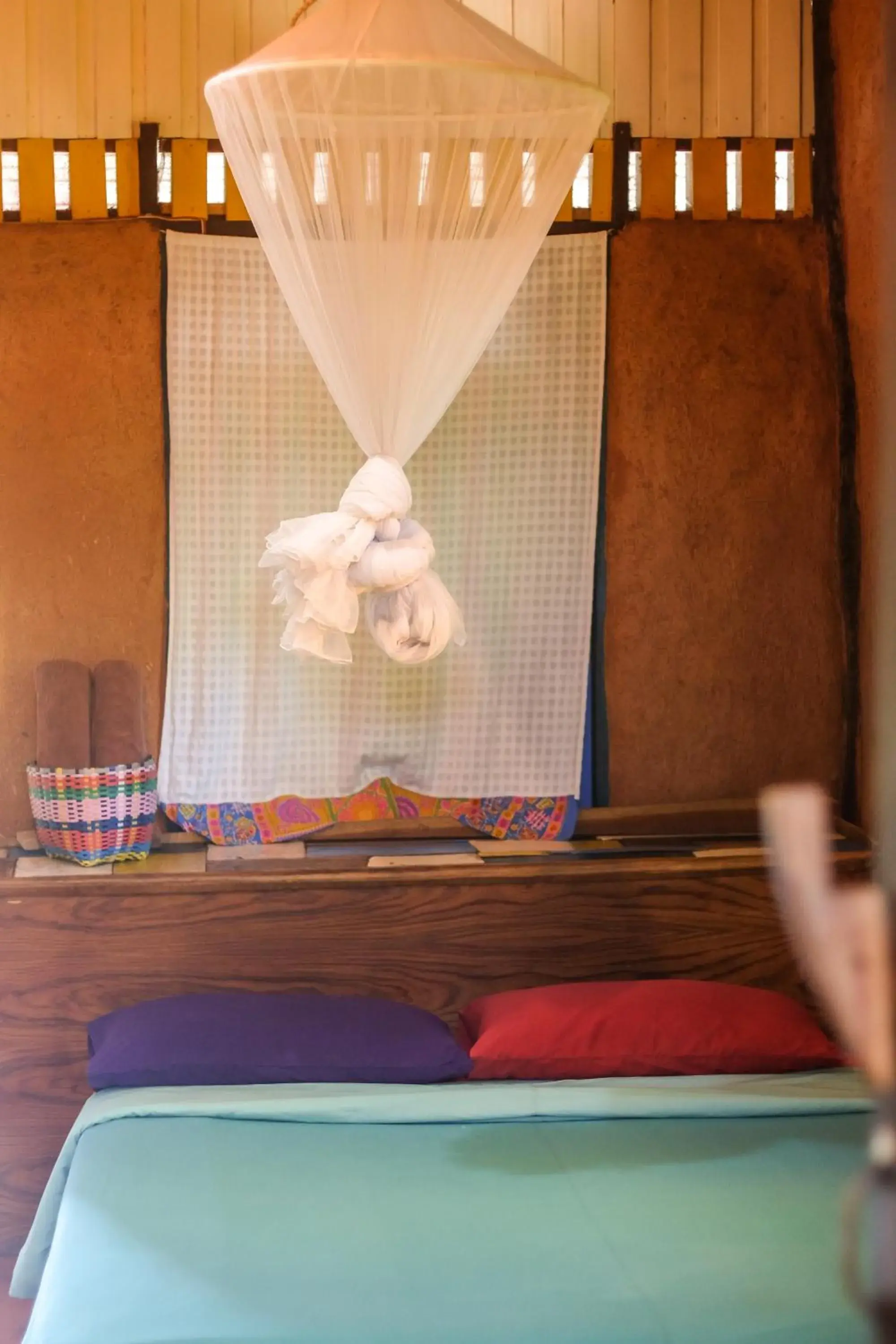 Bed in Sawasdeepai River Resort