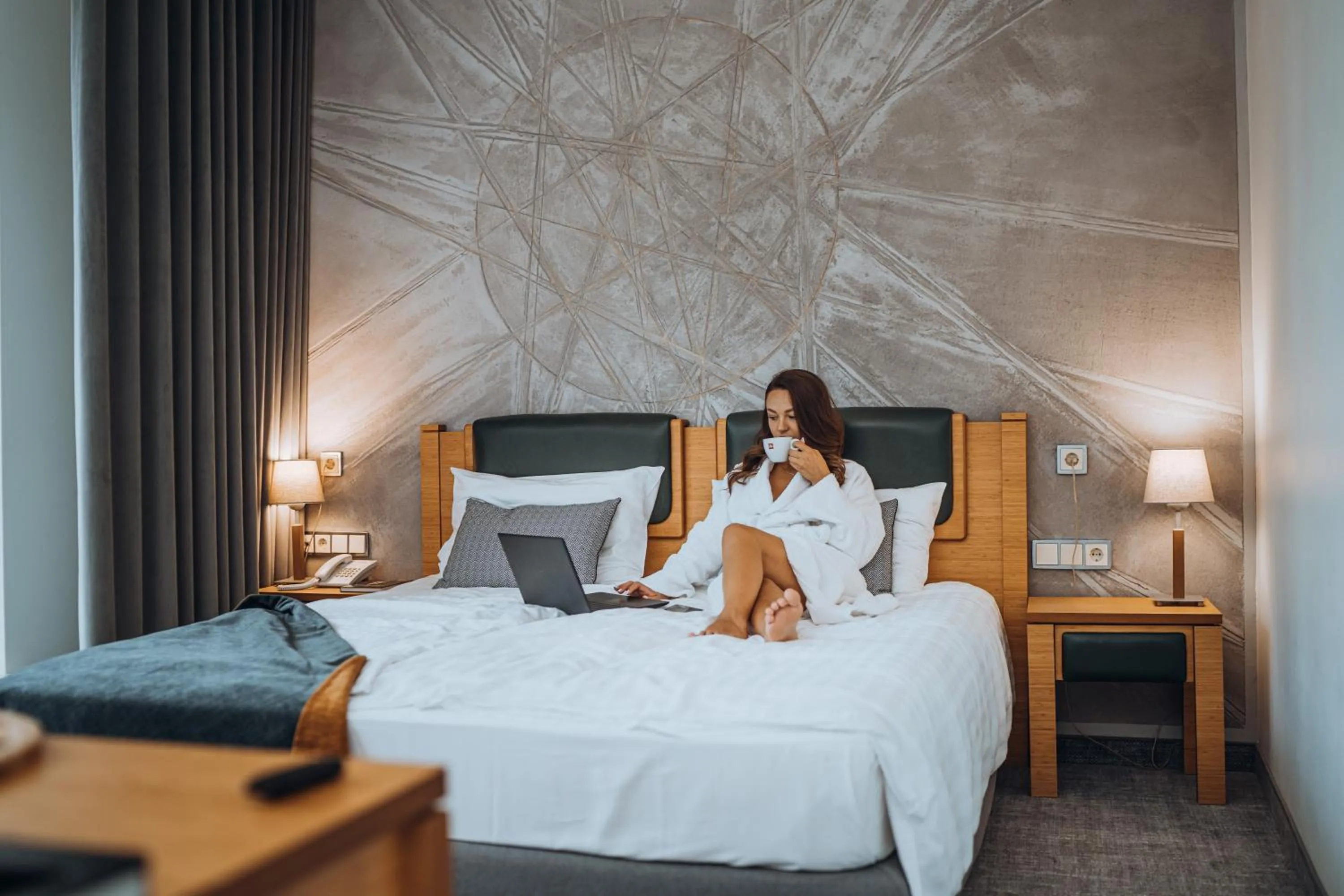 Photo of the whole room, Bed in Gabija Hotel SPA & Conferences