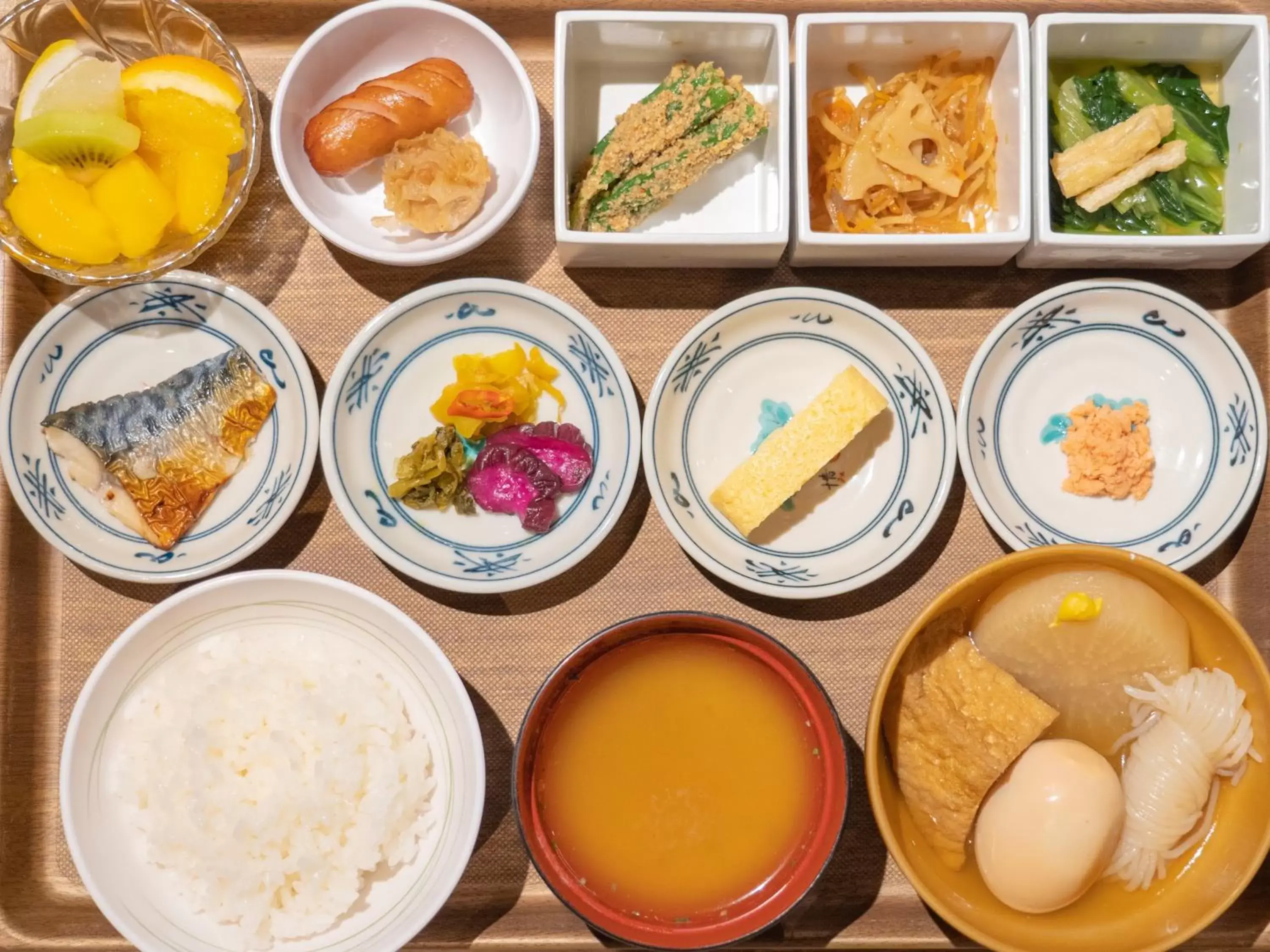 Breakfast, Food in Sotetsu Fresa Inn Osaka Shinsaibashi