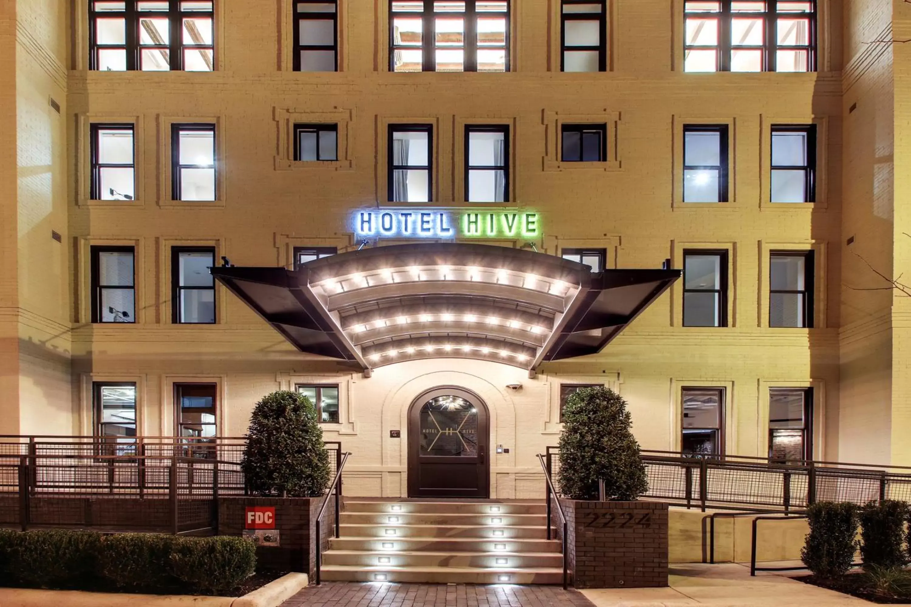 Facade/entrance in Hotel Hive