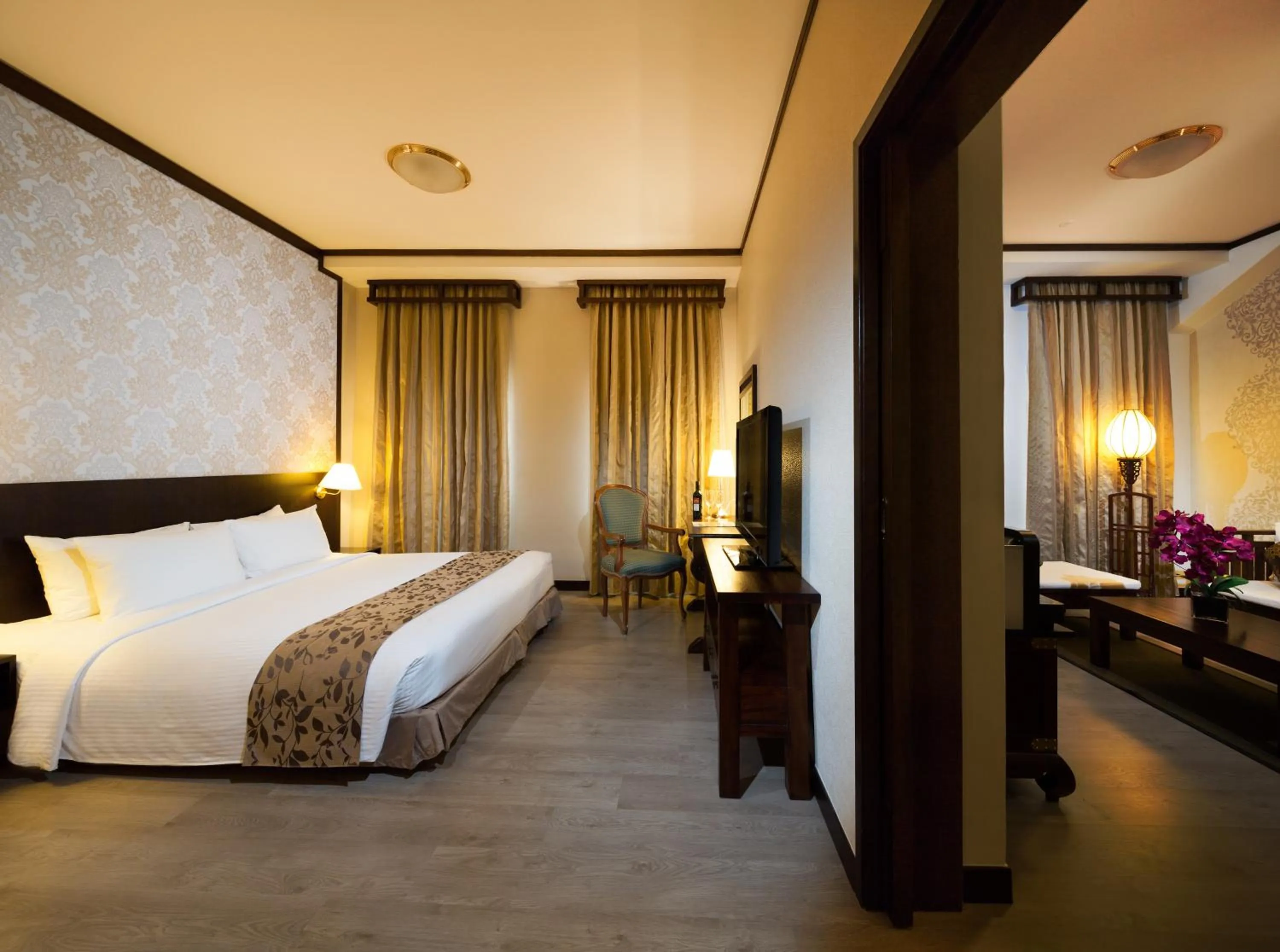 Bed in Village Hotel Albert Court by Far East Hospitality