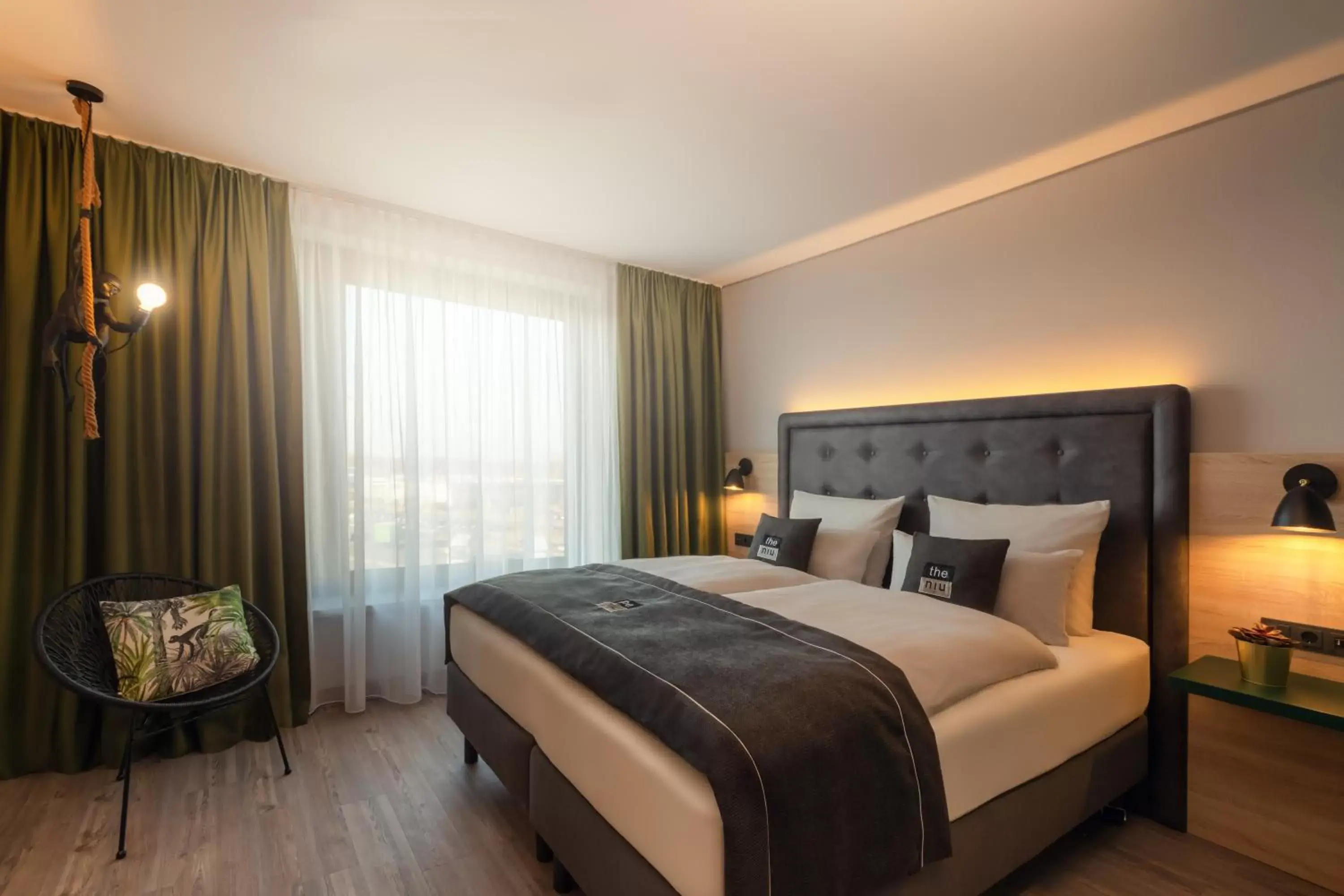 Bed in Holiday Inn - the niu, Crusoe Bremen Airport by IHG Bed in Holiday Inn - the niu, Crusoe Bremen Airport by IHG