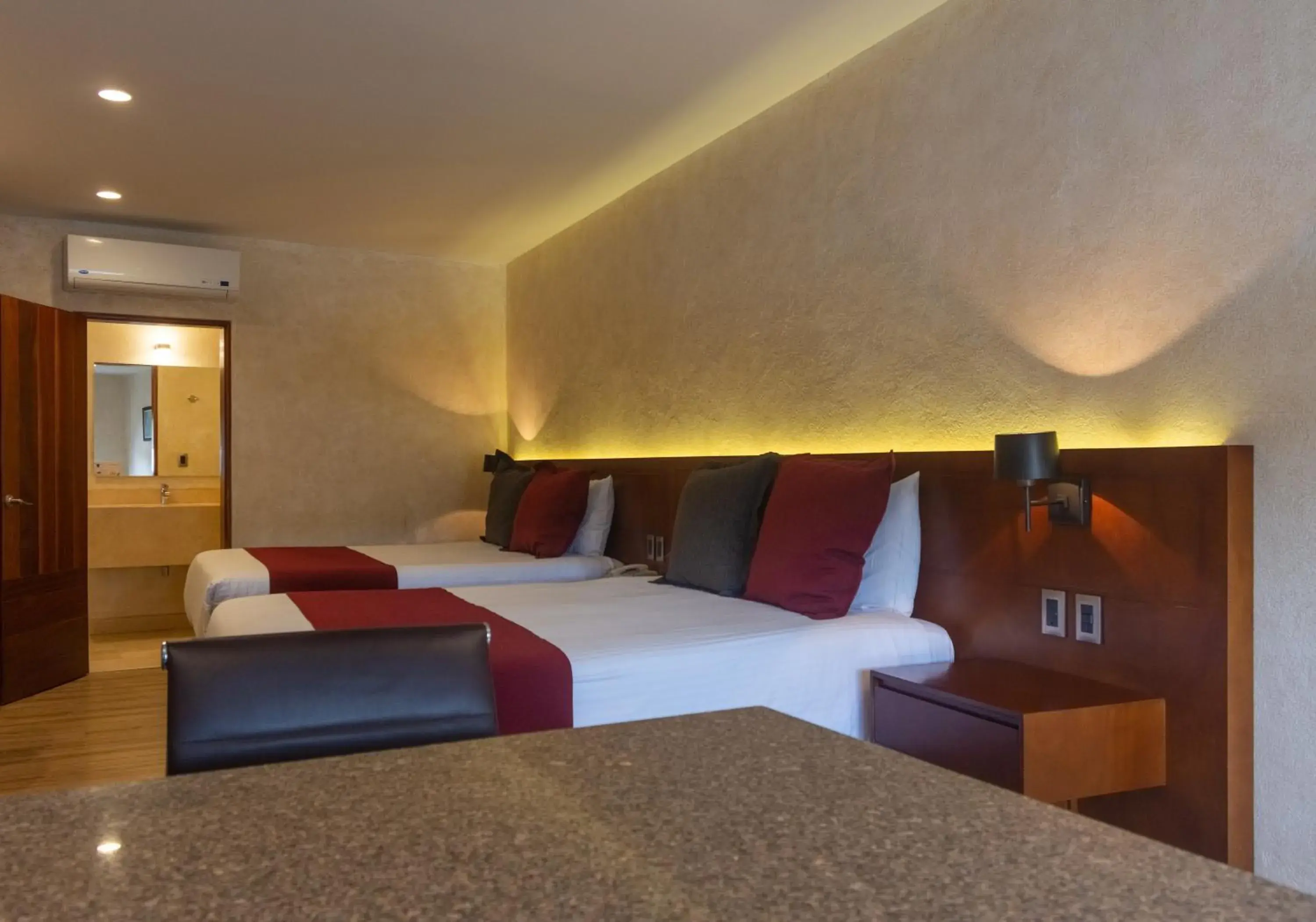 Bed in Hotel Madero