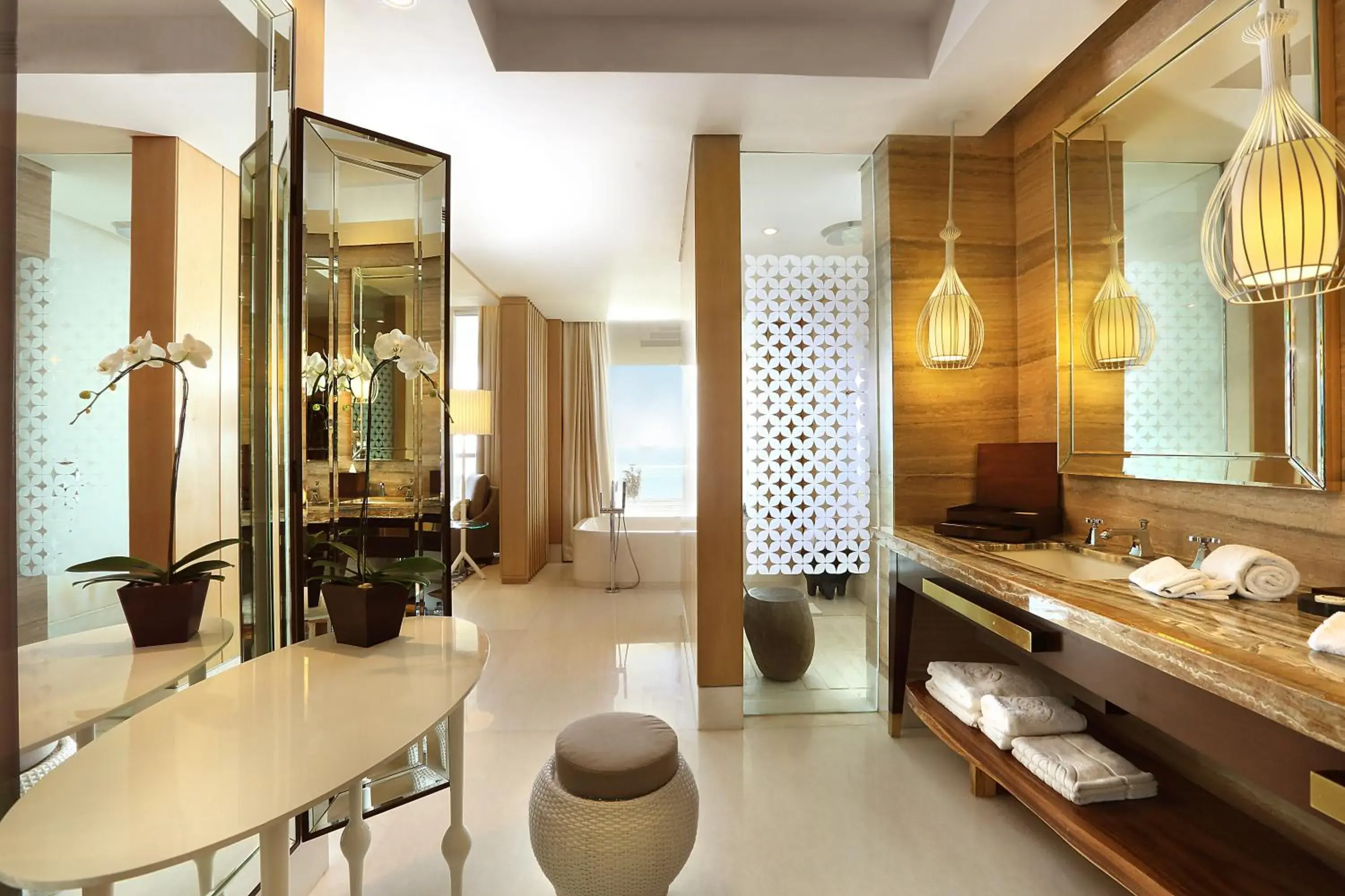 Shower, Bathroom in Suites & Villas at Sofitel Bali