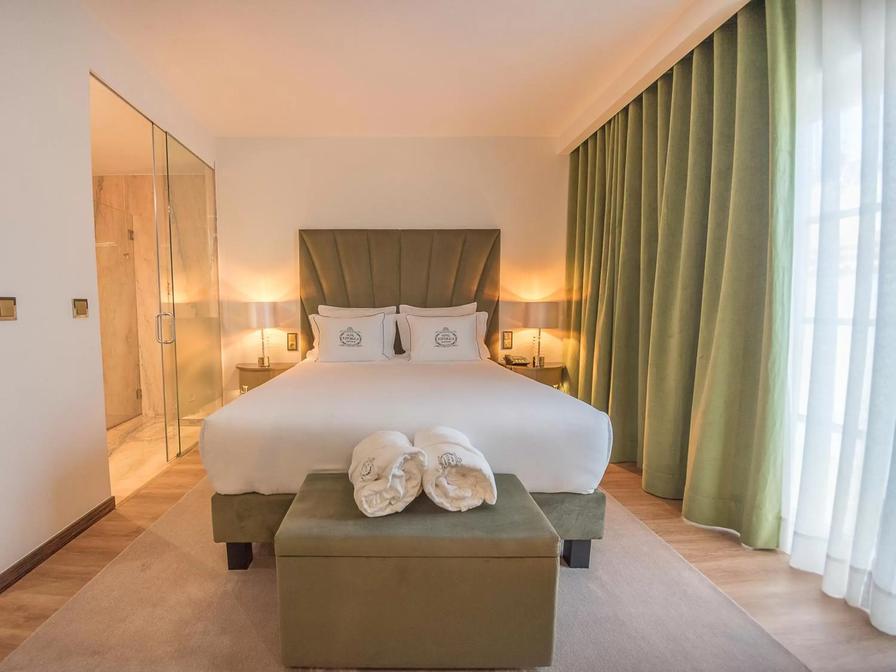 Bedroom, Bed in Hotel República