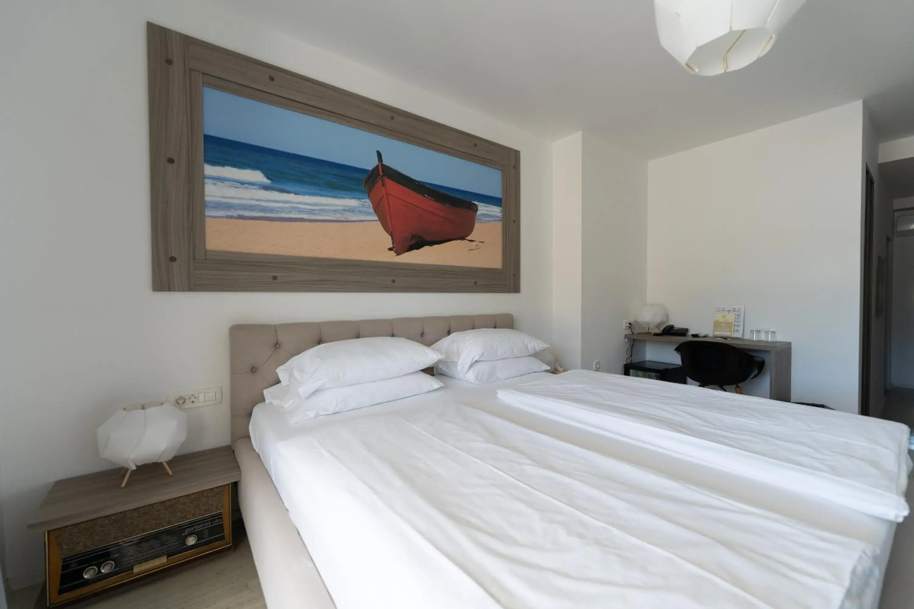 Bed in Barbara Piran Beach Hotel