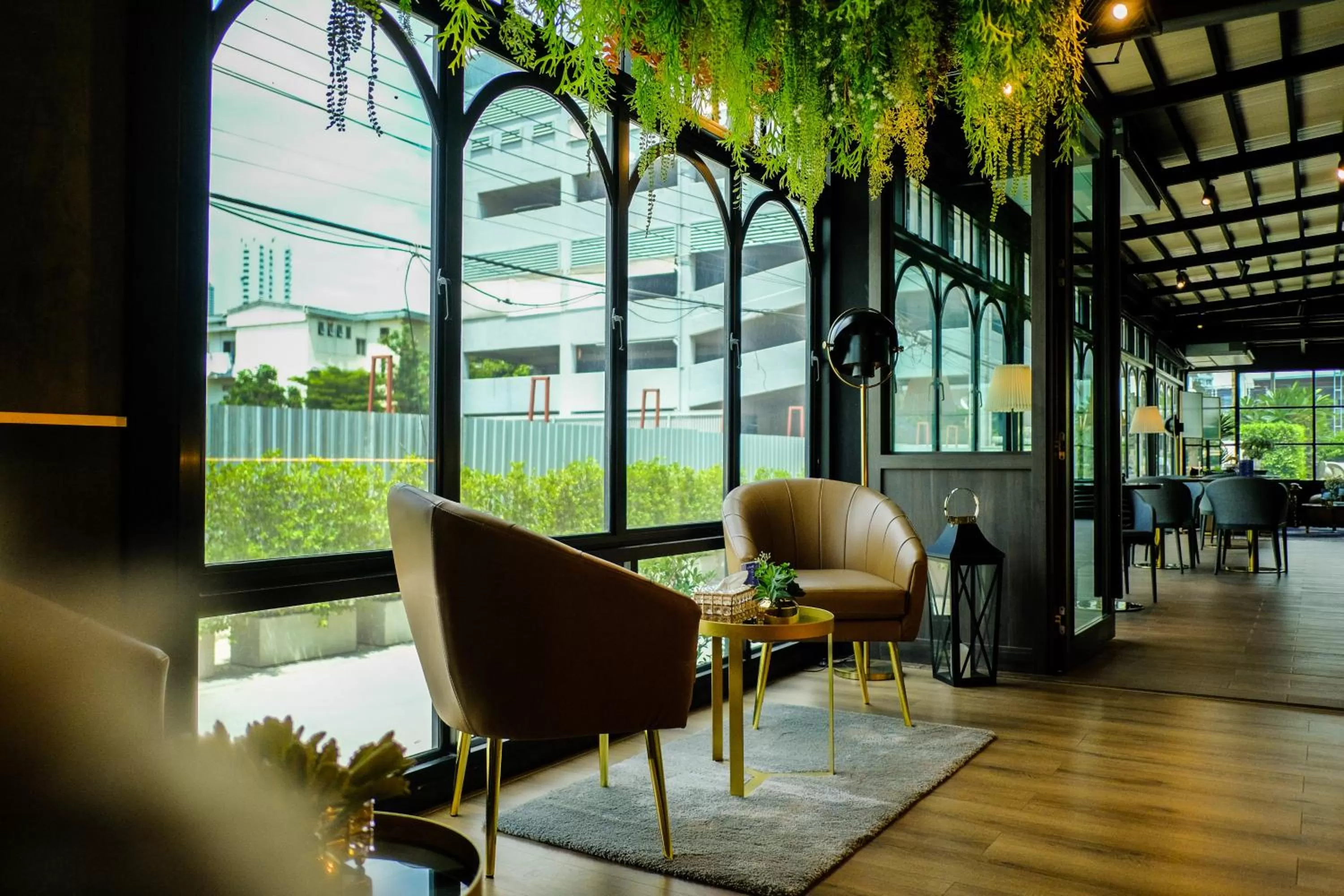 Seating area in U Sabai Hotel Bangkok