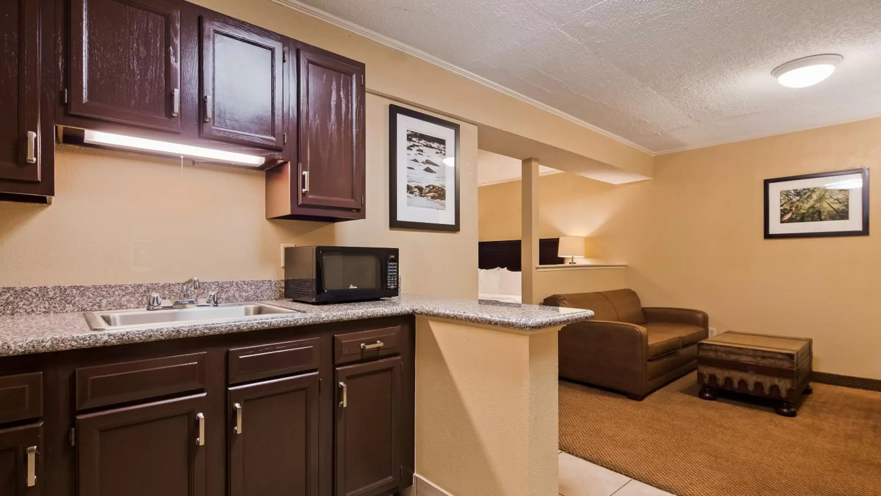 Bedroom, Kitchen/Kitchenette in Best Western Covington