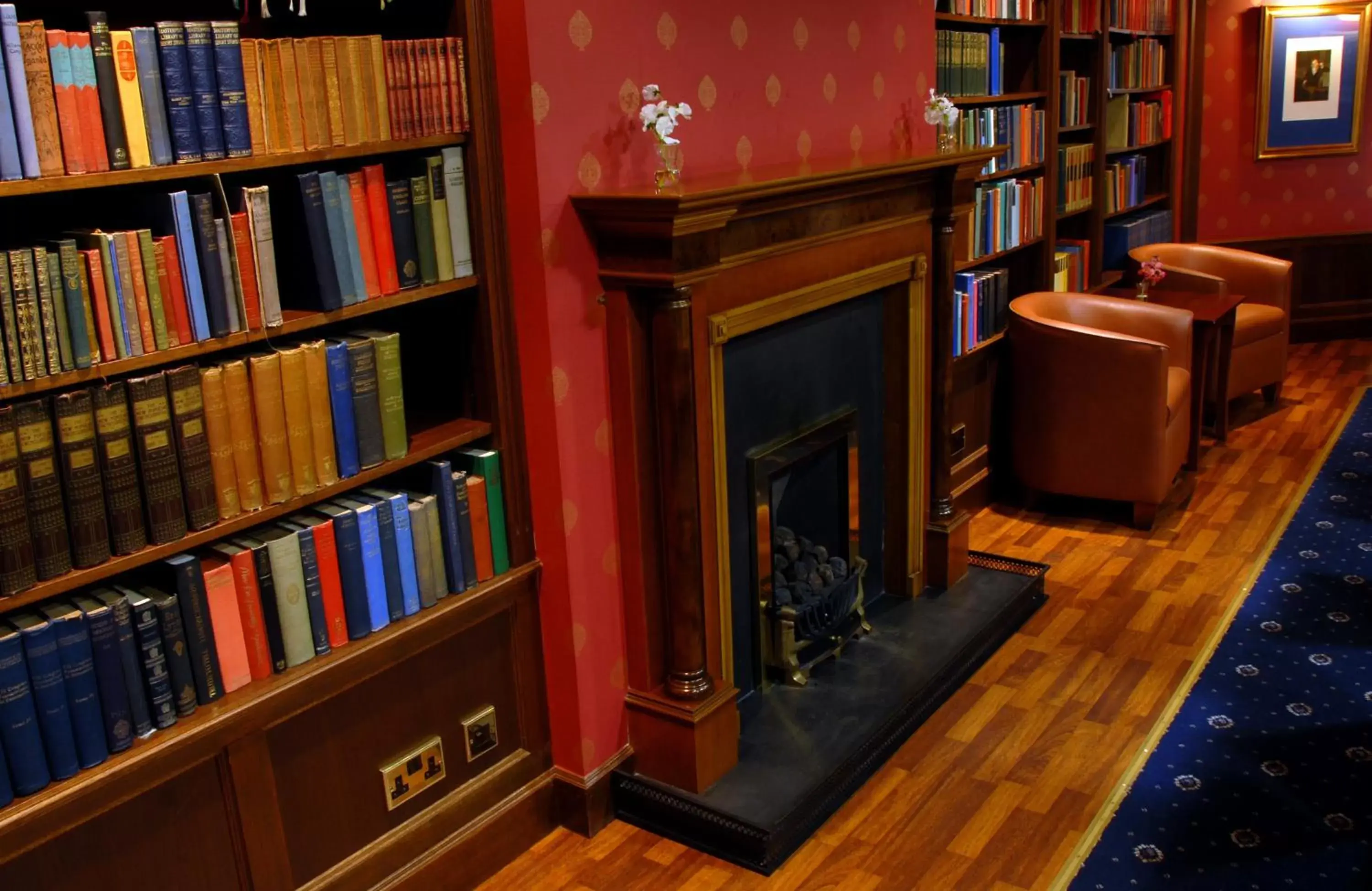 Decorative detail, Library in The Craighaar Hotel