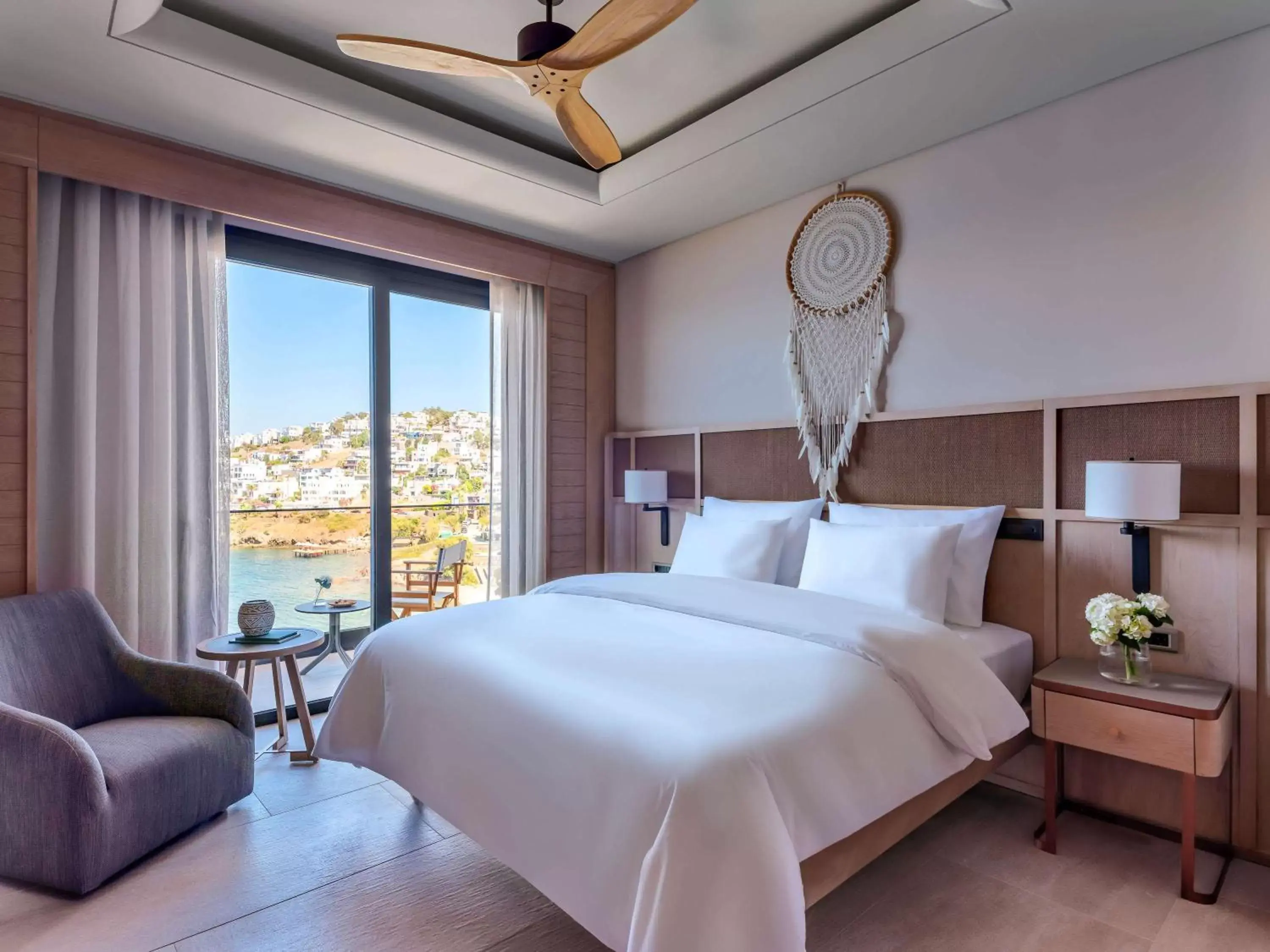 Photo of the whole room, Bed in MGallery The Bodrum Hotel Yalikavak