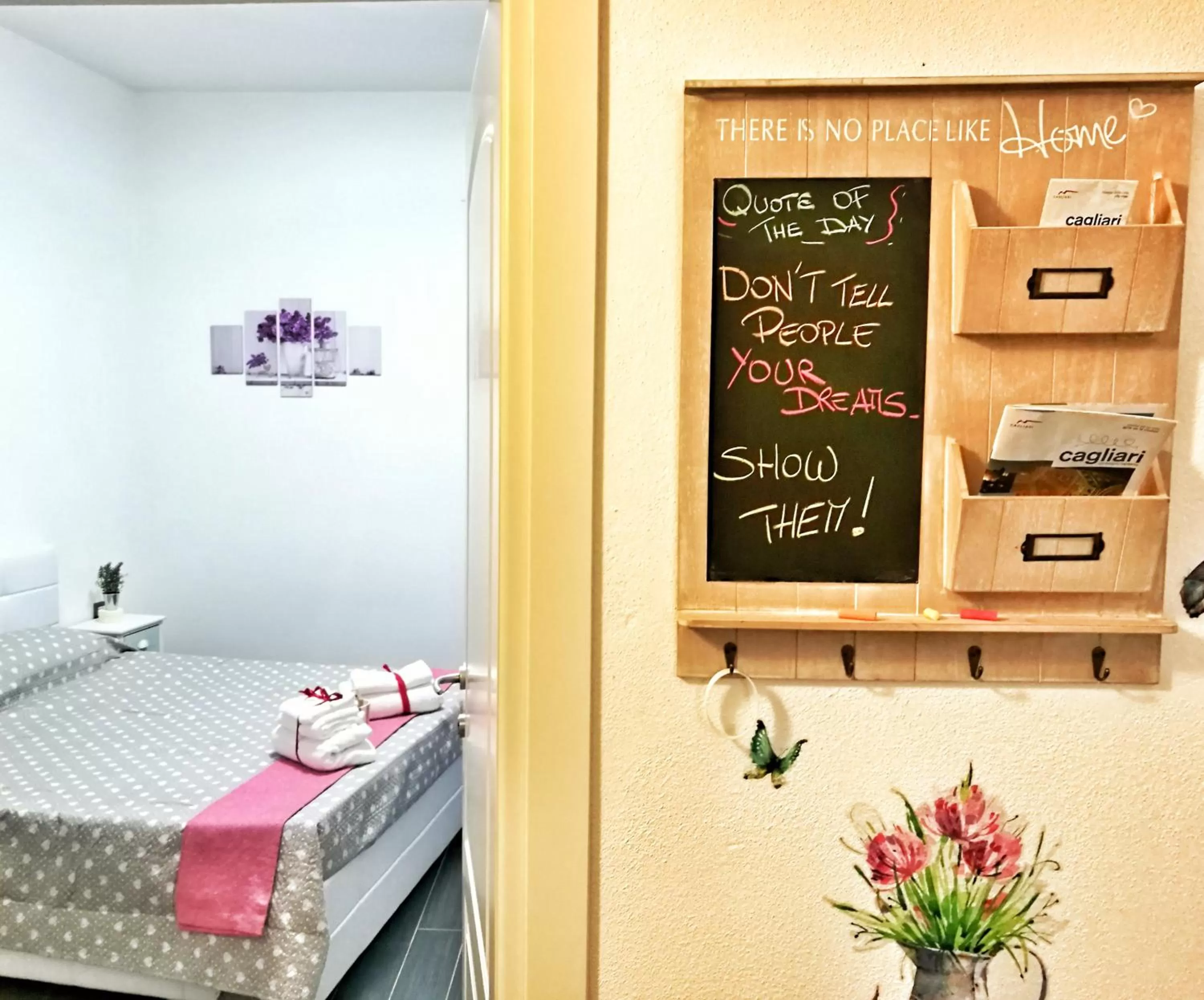 Lobby or reception, Bathroom in Affittacamere Sa Pardula