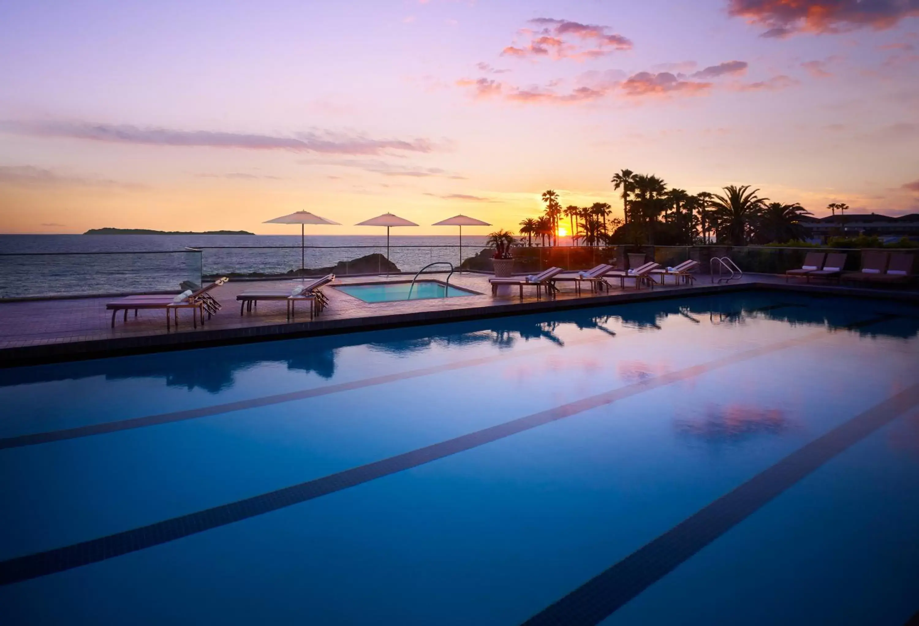 Swimming pool, Sunrise/Sunset in Montage Laguna Beach