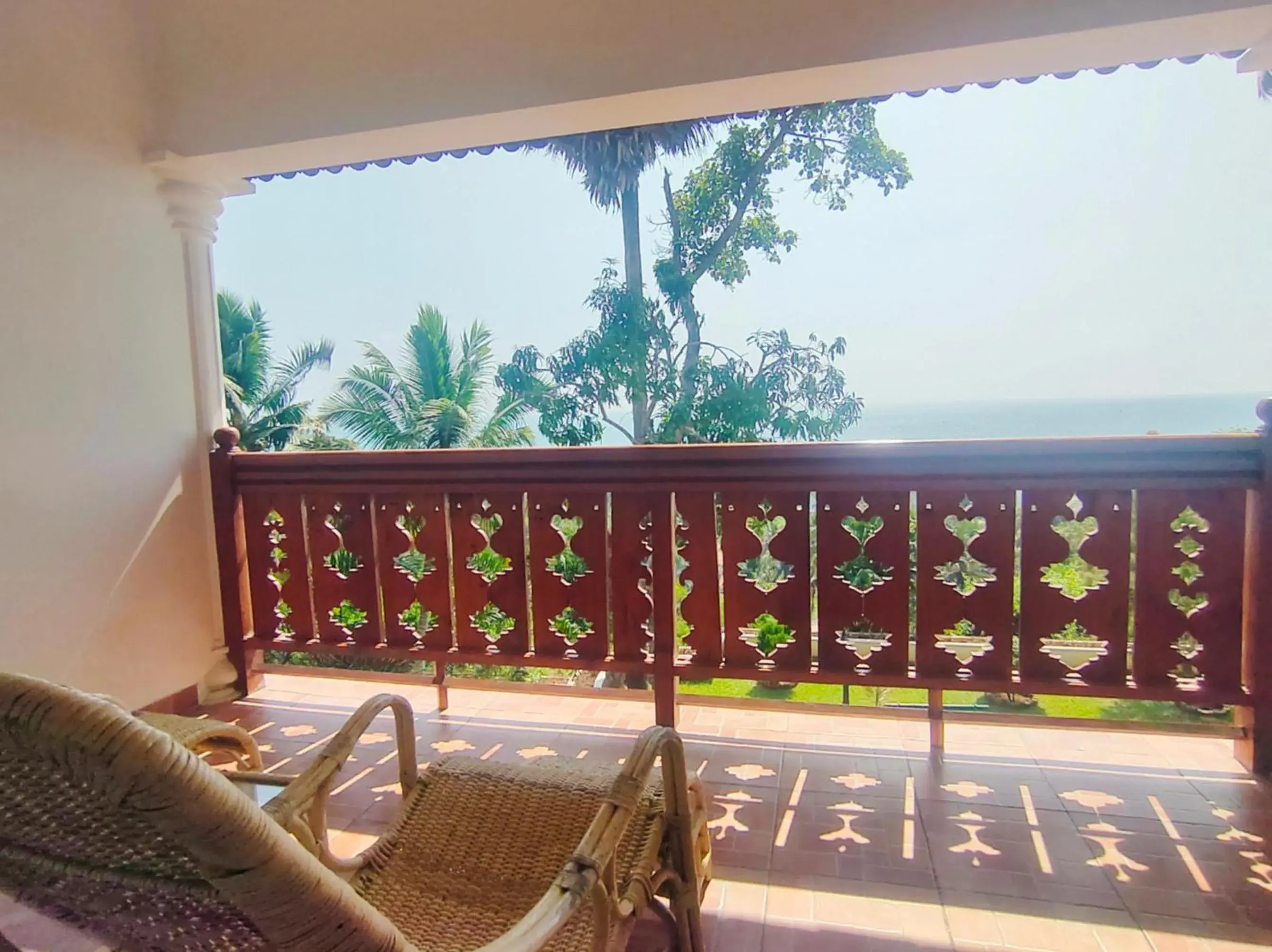Balcony/Terrace in The Travancore Heritage Beach Resort