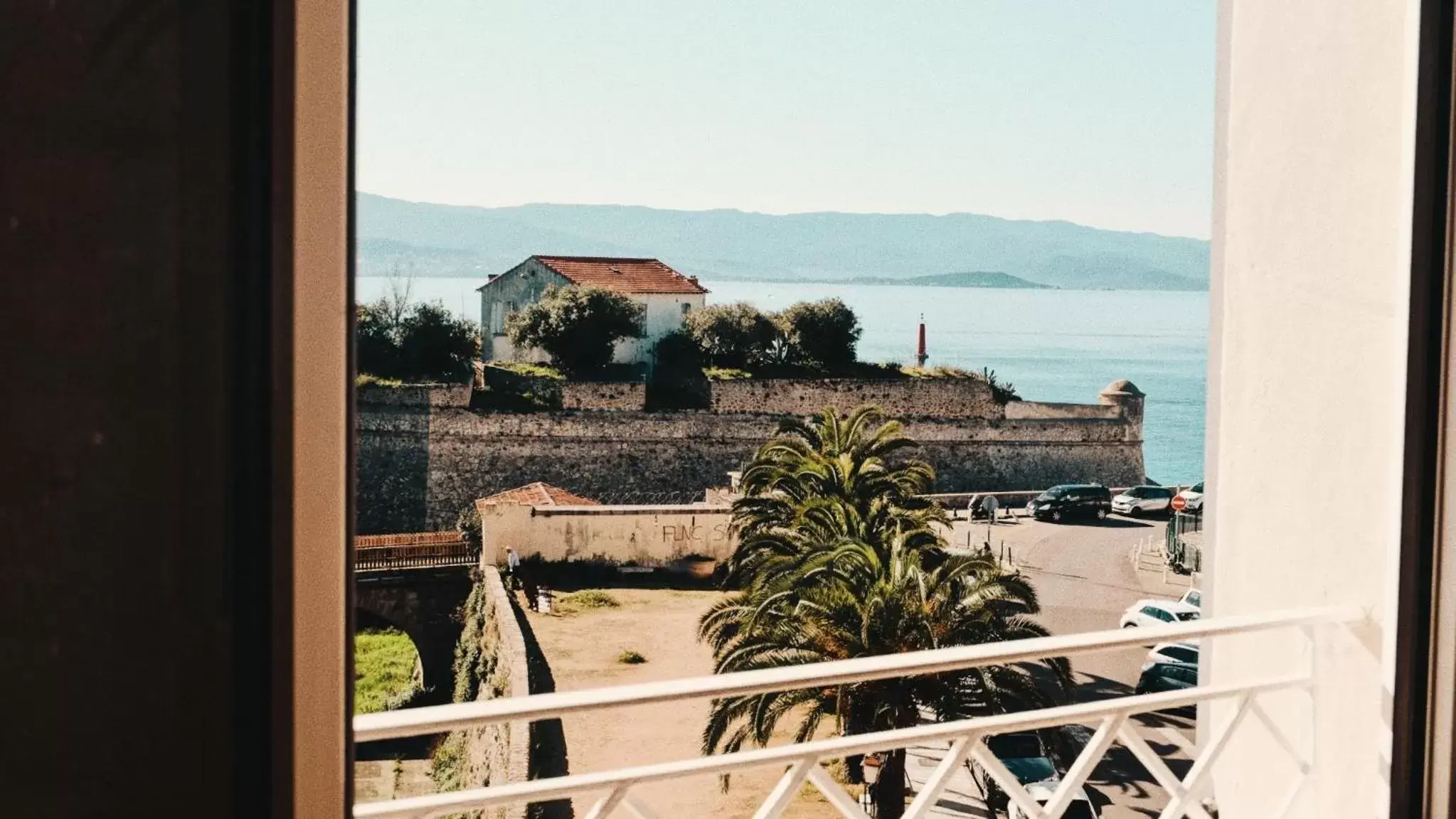 City view, Balcony/Terrace in Hotel San Carlu Citadelle Ajaccio