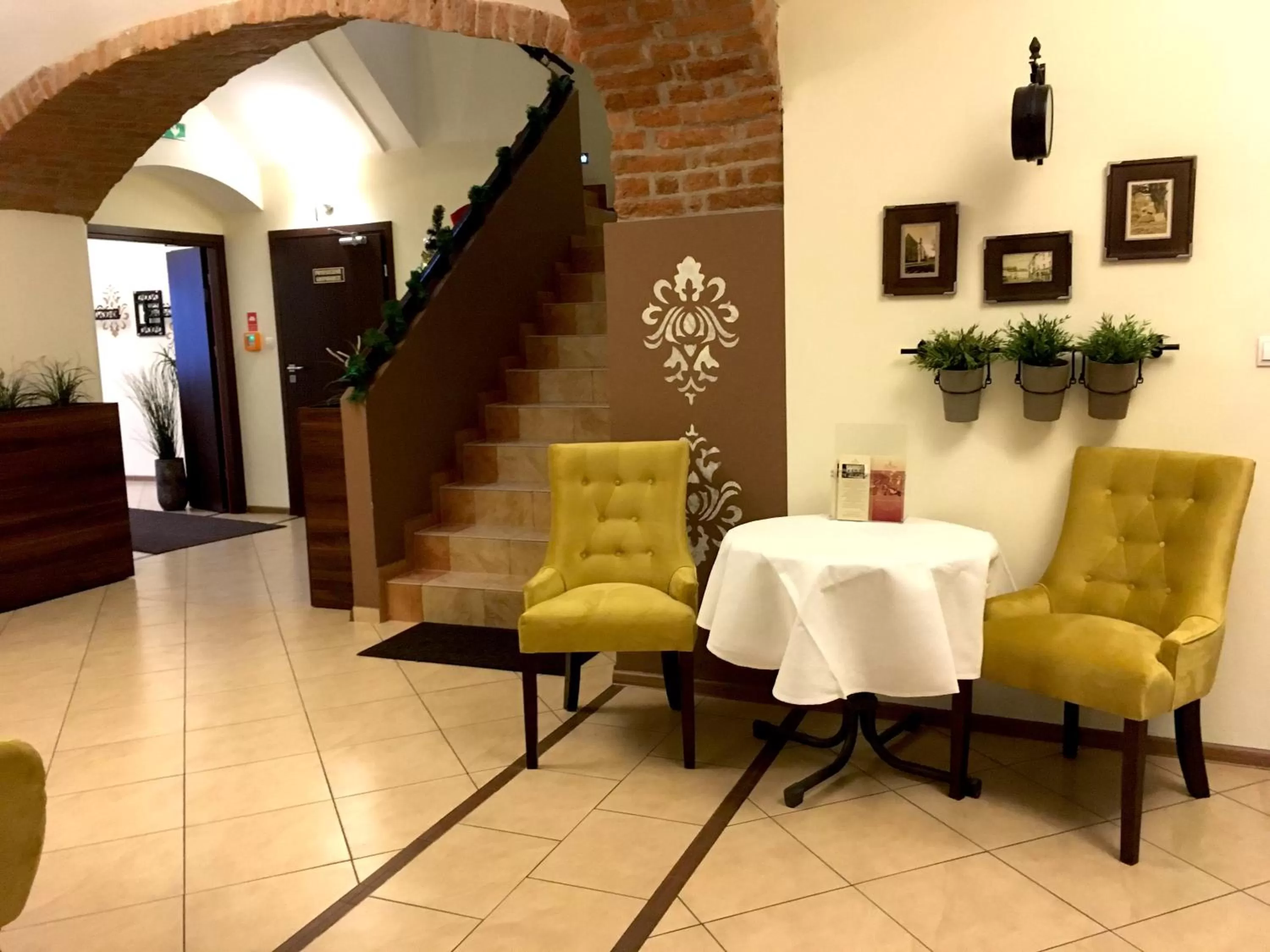 Lobby or reception in Hotel Pod Jeleniem