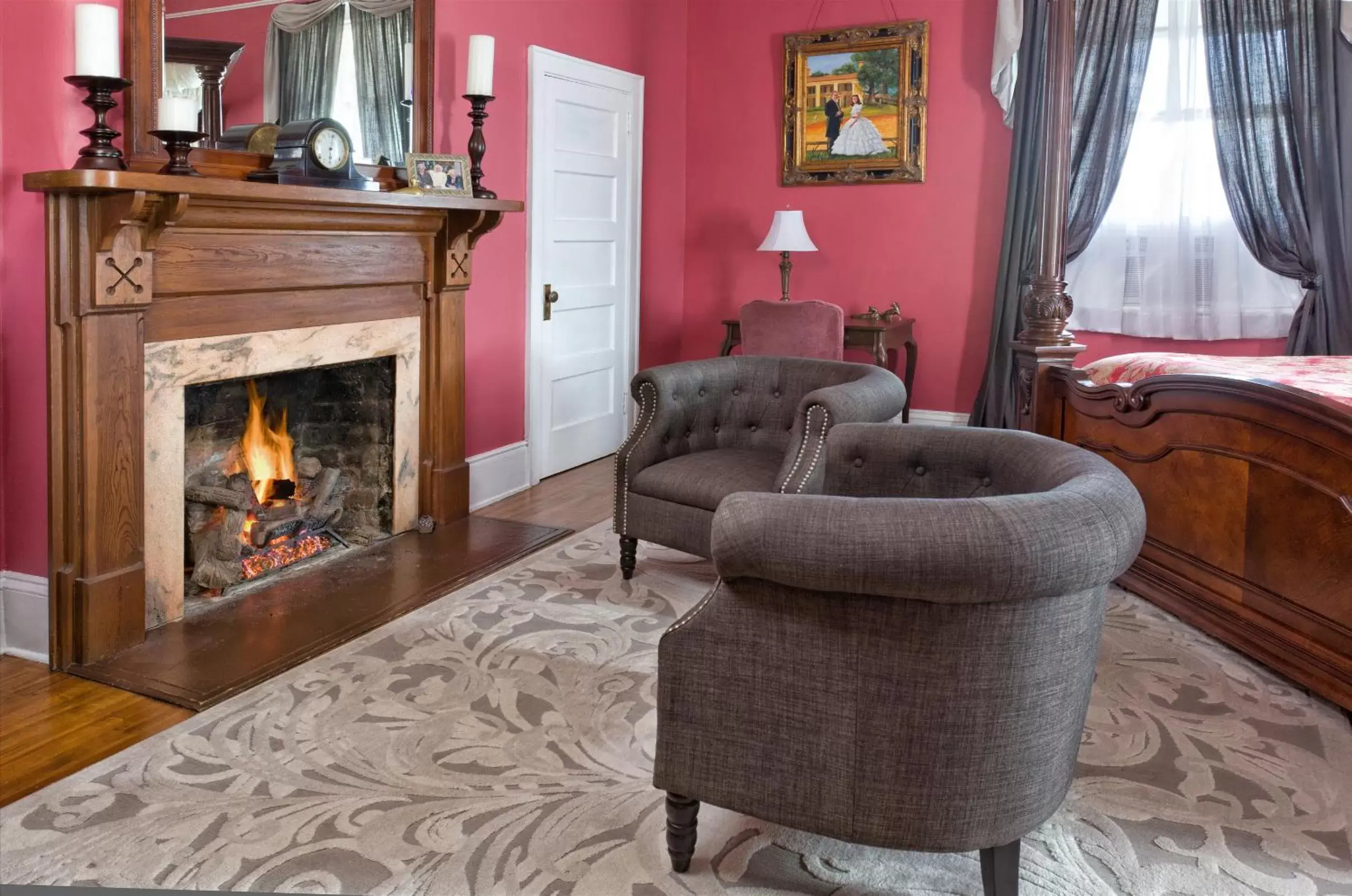 Decorative detail, Seating Area in The Reynolds Mansion