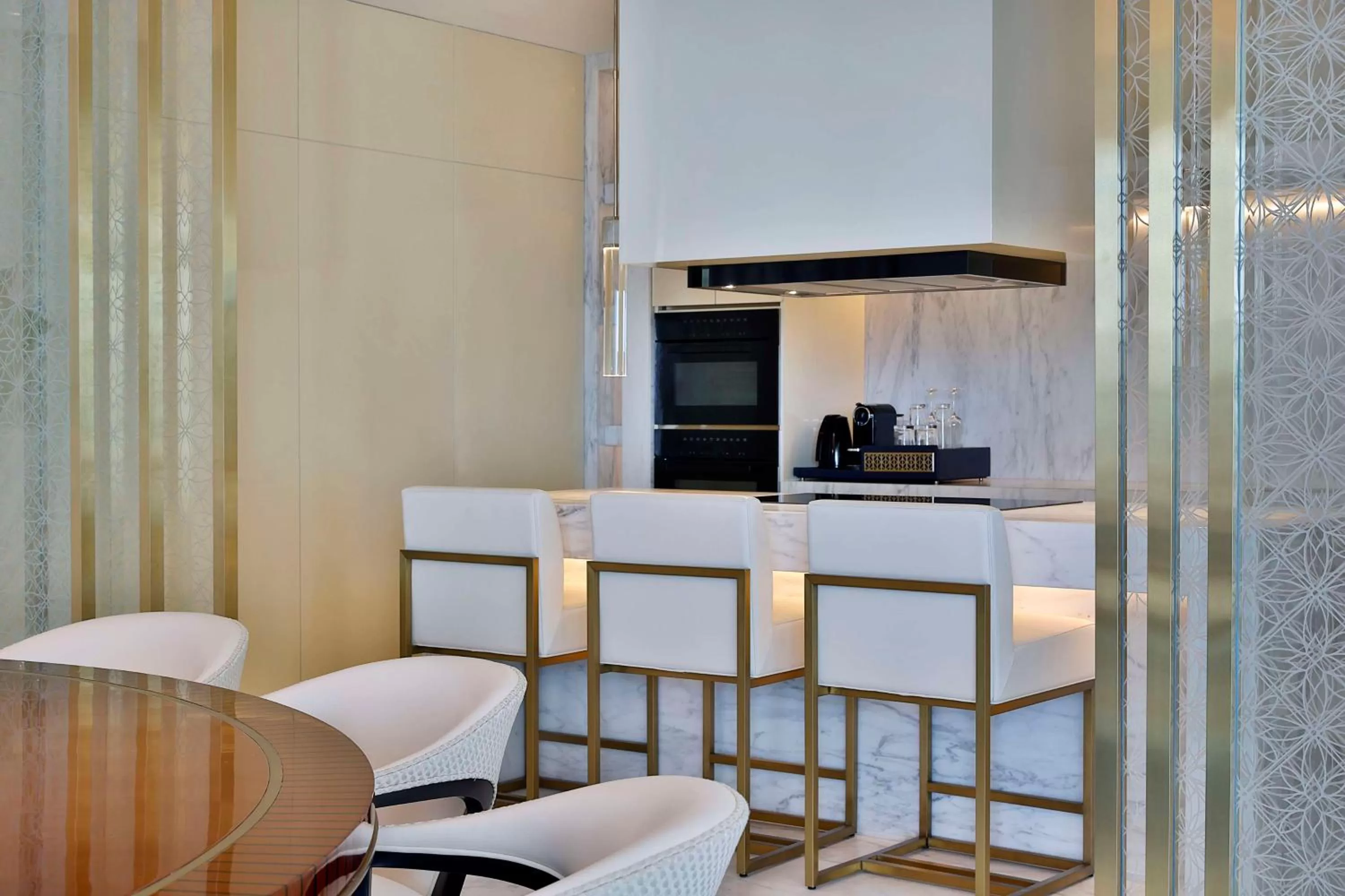 Kitchen or kitchenette in Waldorf Astoria Doha Lusail