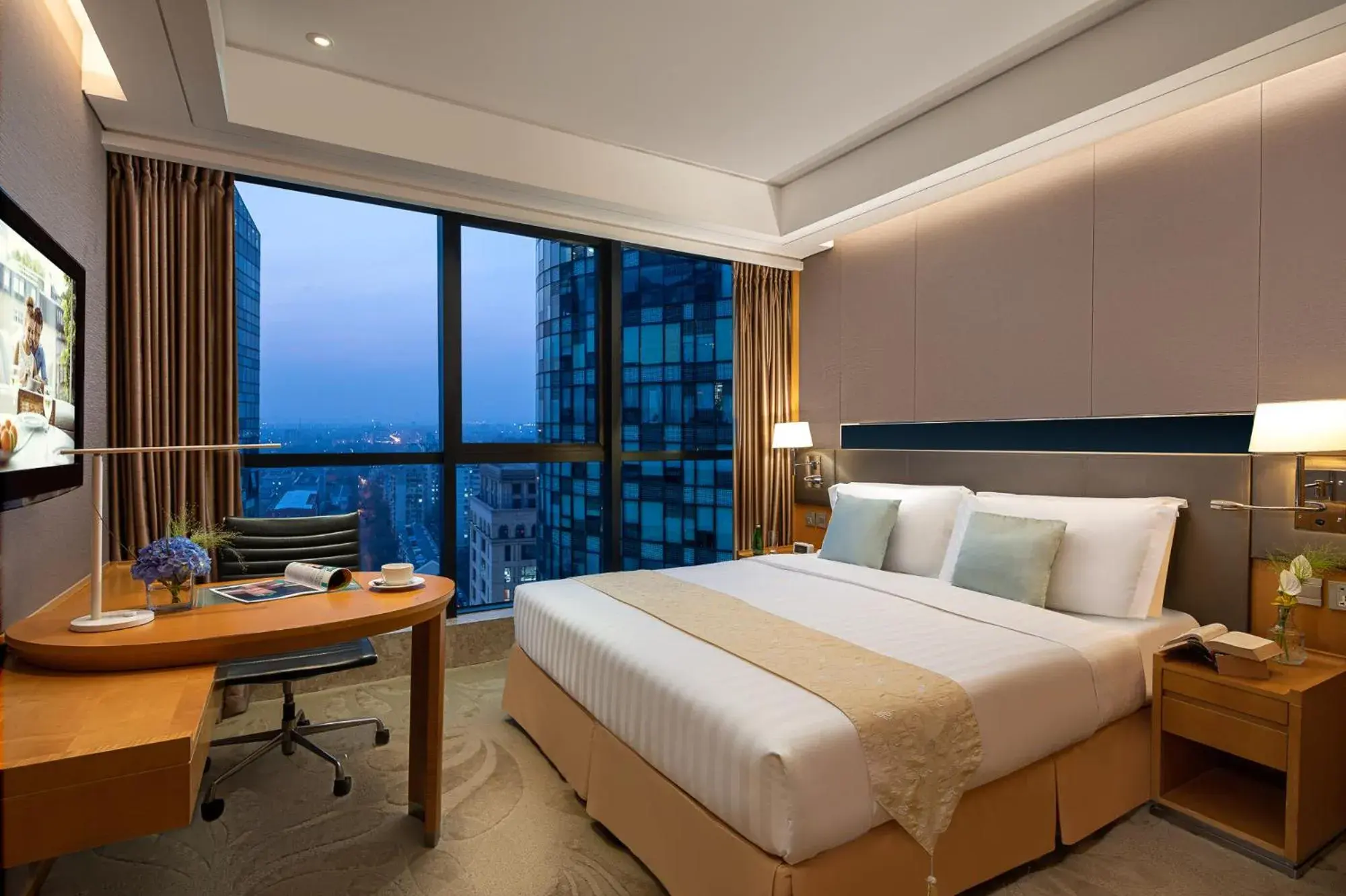 Bedroom in Ascott Raffles City Beijing