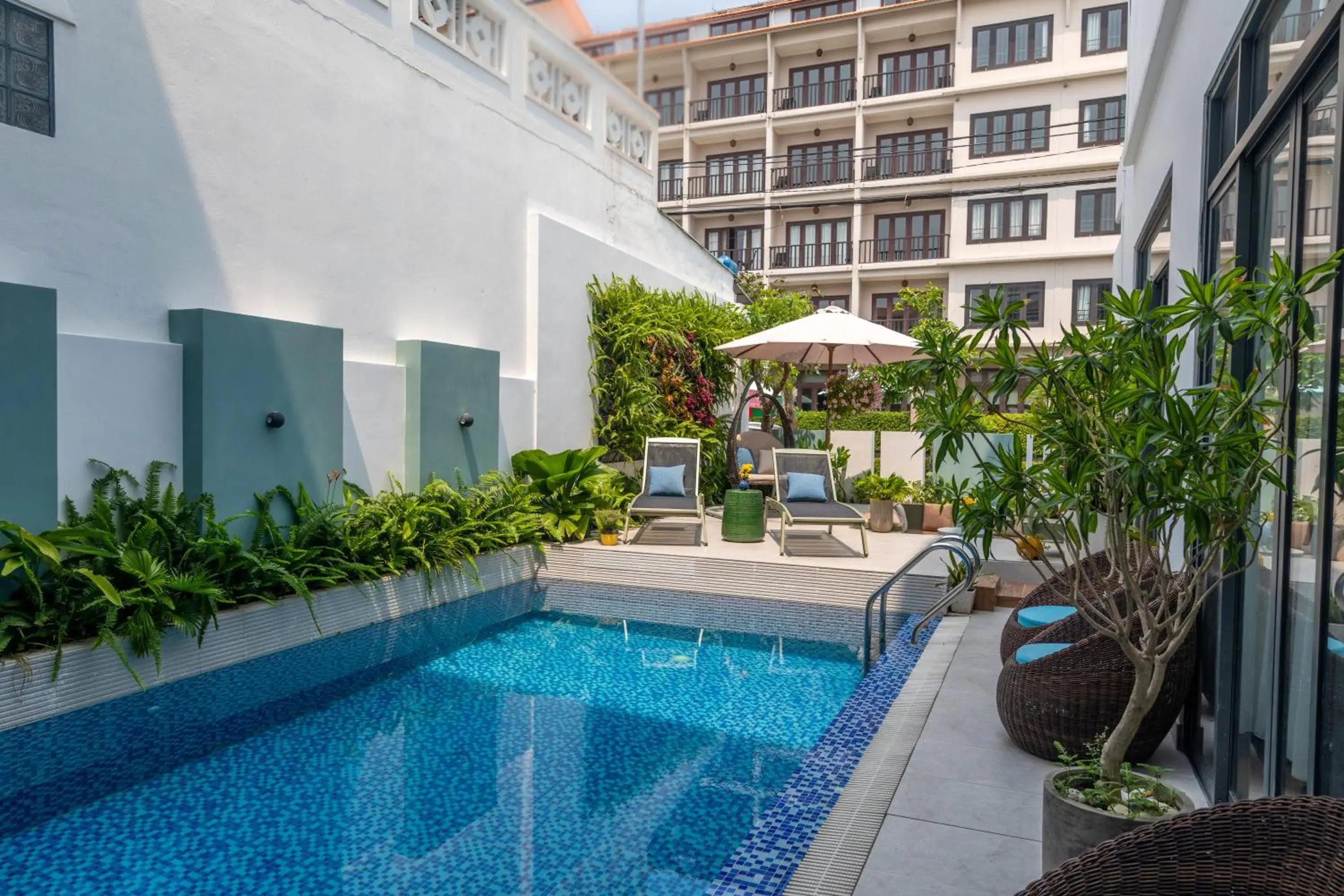 Garden view, Swimming Pool in Volar Hoi An