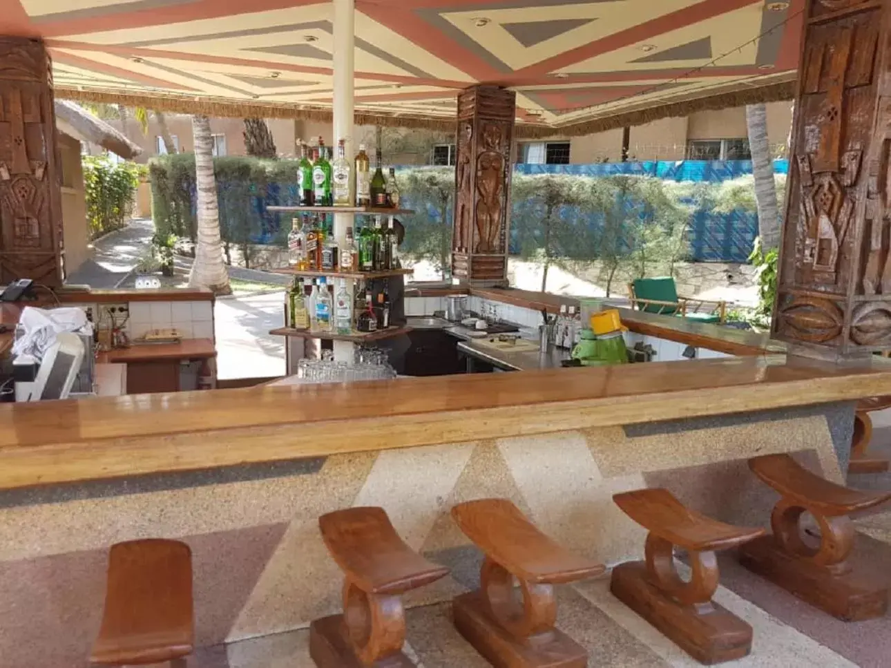Restaurant/places to eat, Lounge/Bar in Hotel Jardin Savana Dakar