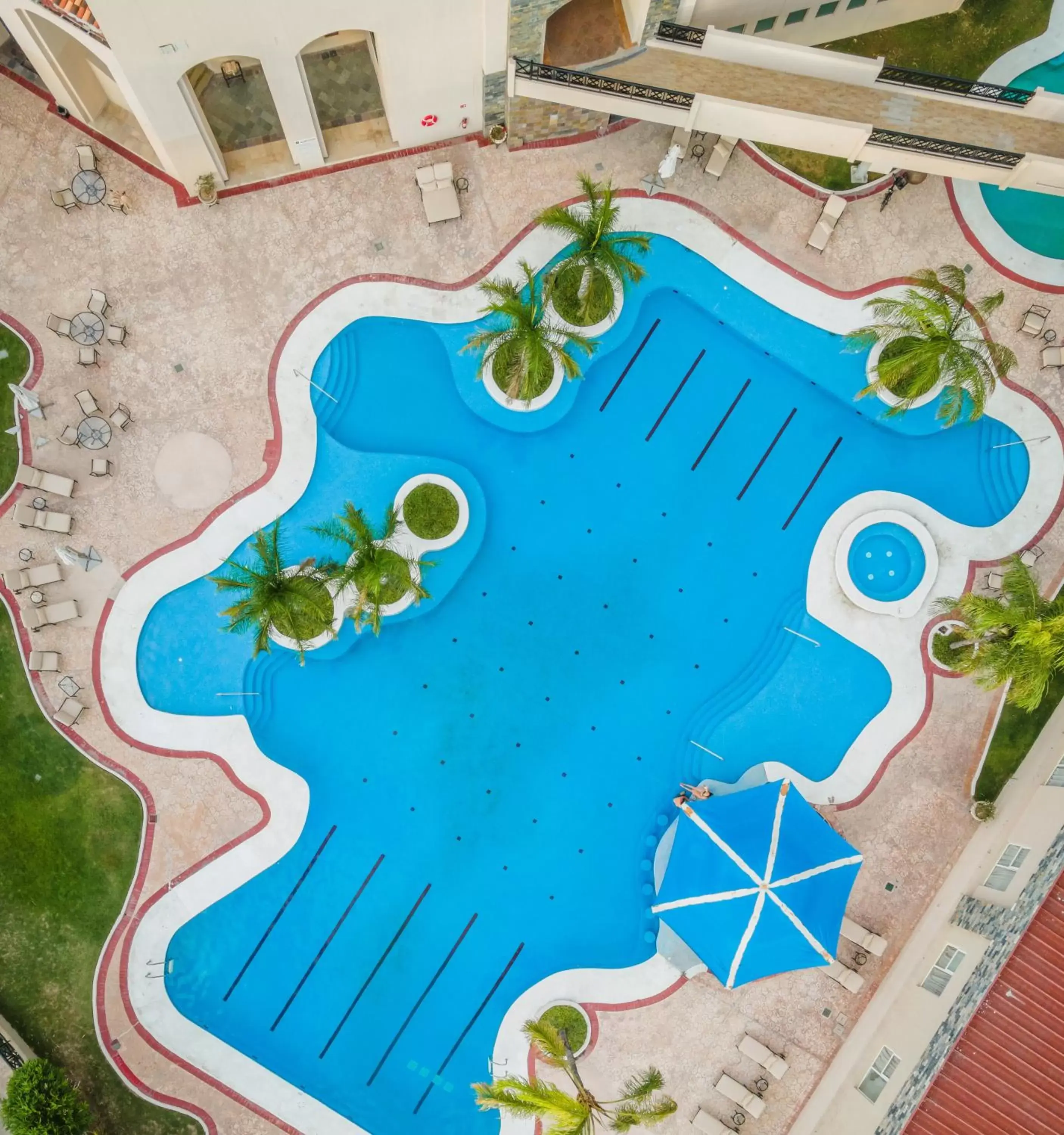 Bird's eye view, Pool View in Azul Talavera Country Club