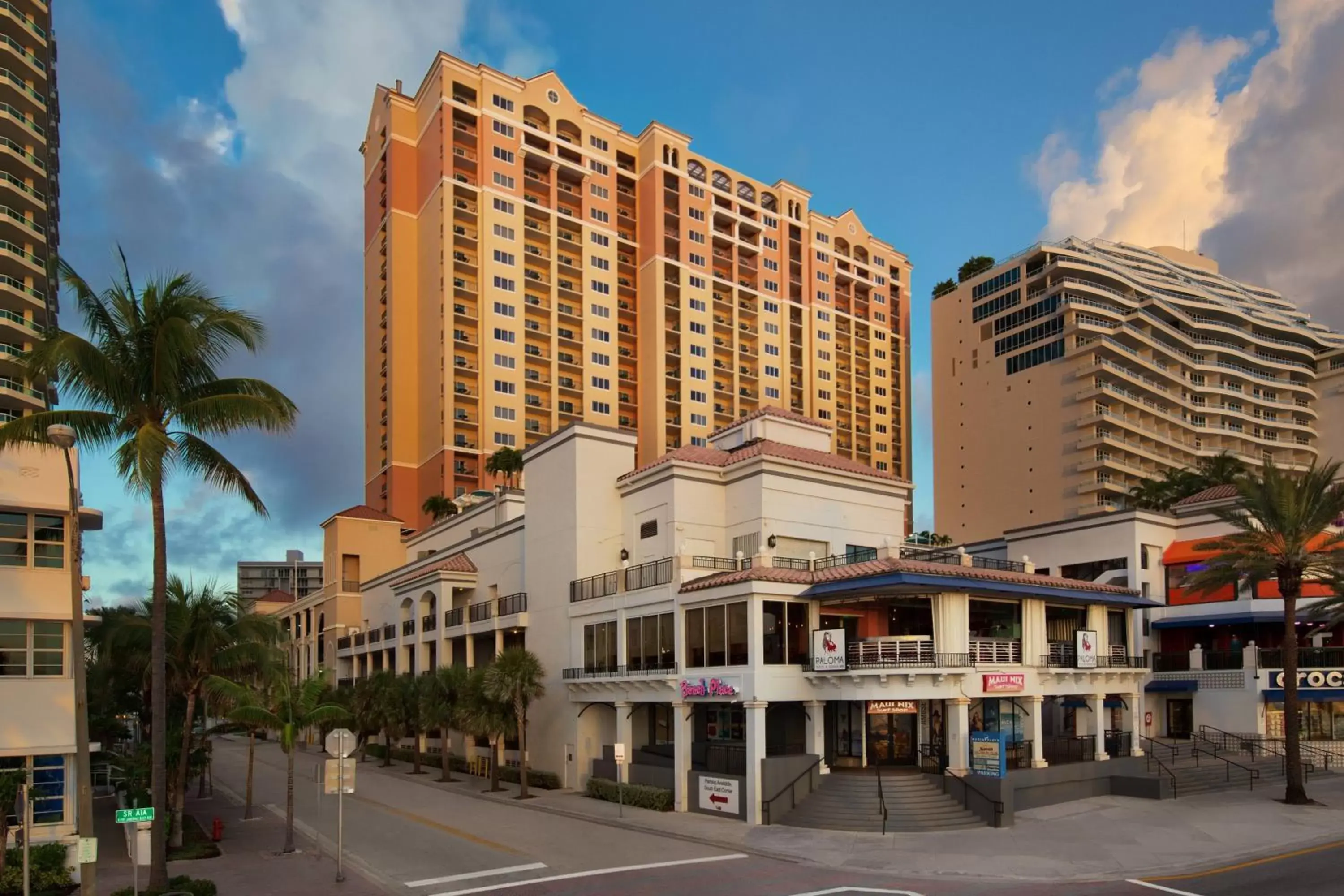 Property Building in Marriott's BeachPlace Towers