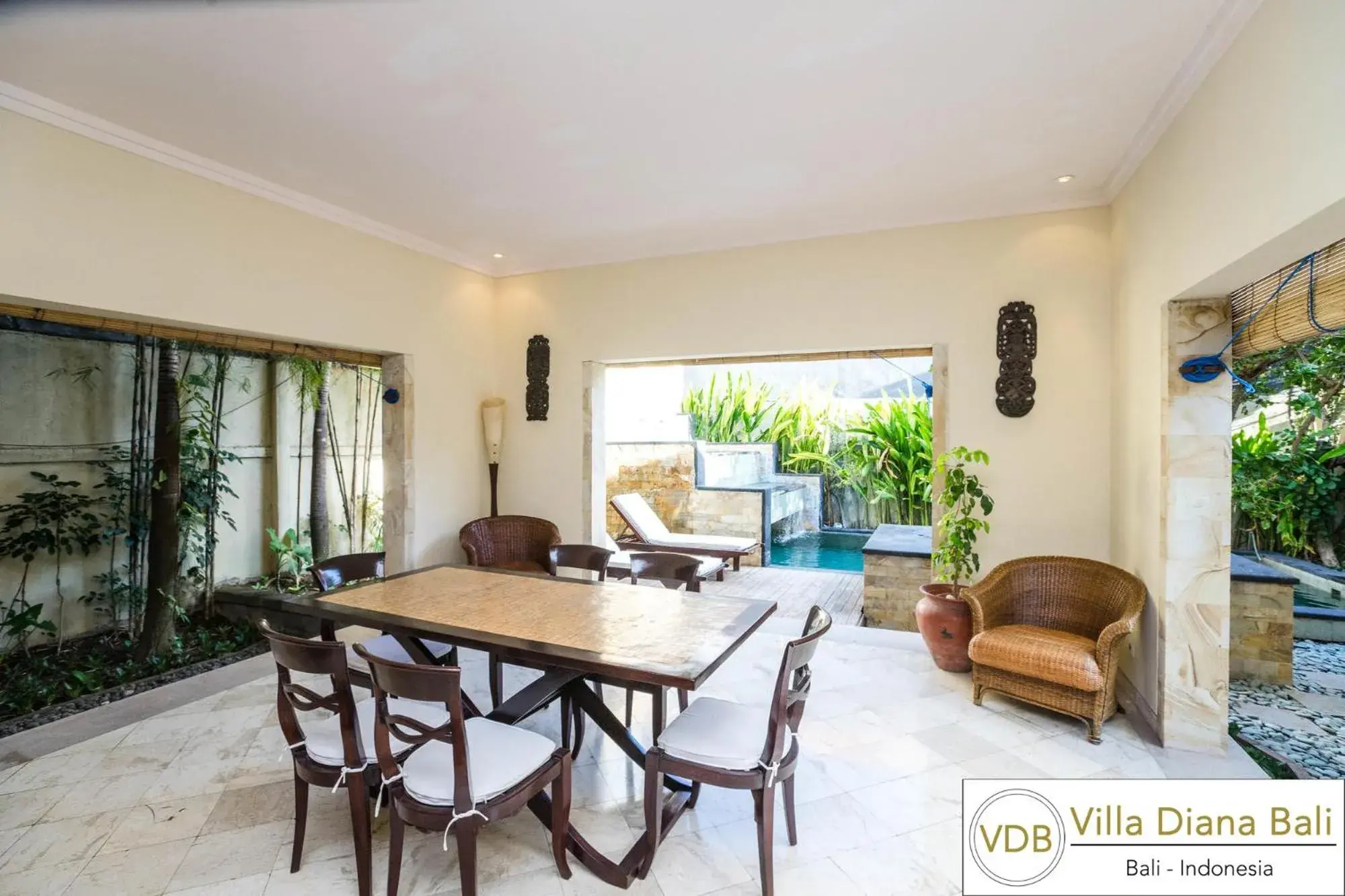 Living room, Seating Area in Villa Diana Bali