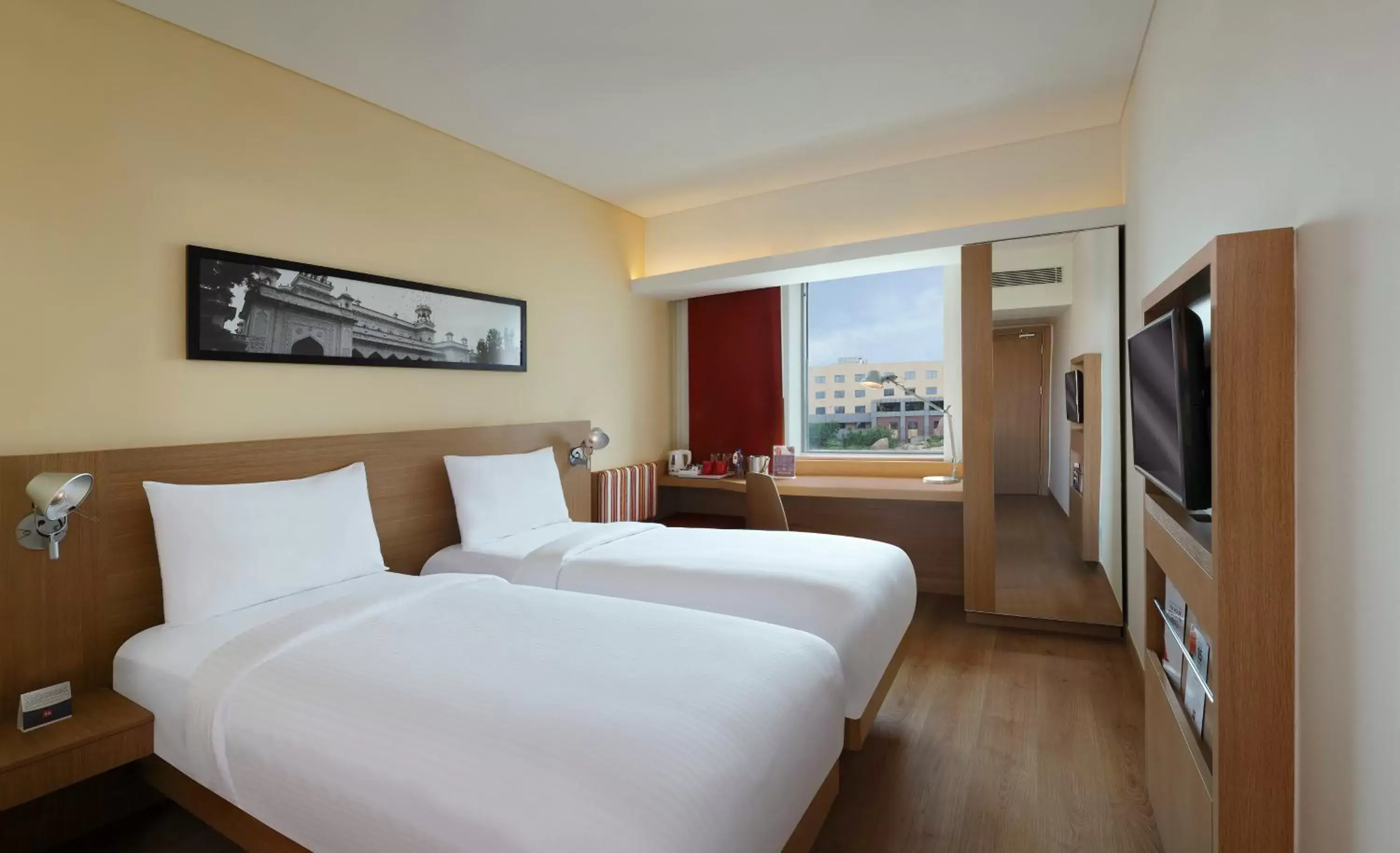 Bedroom, Room Photo in ibis Hyderabad Hitec City - An Accor Brand