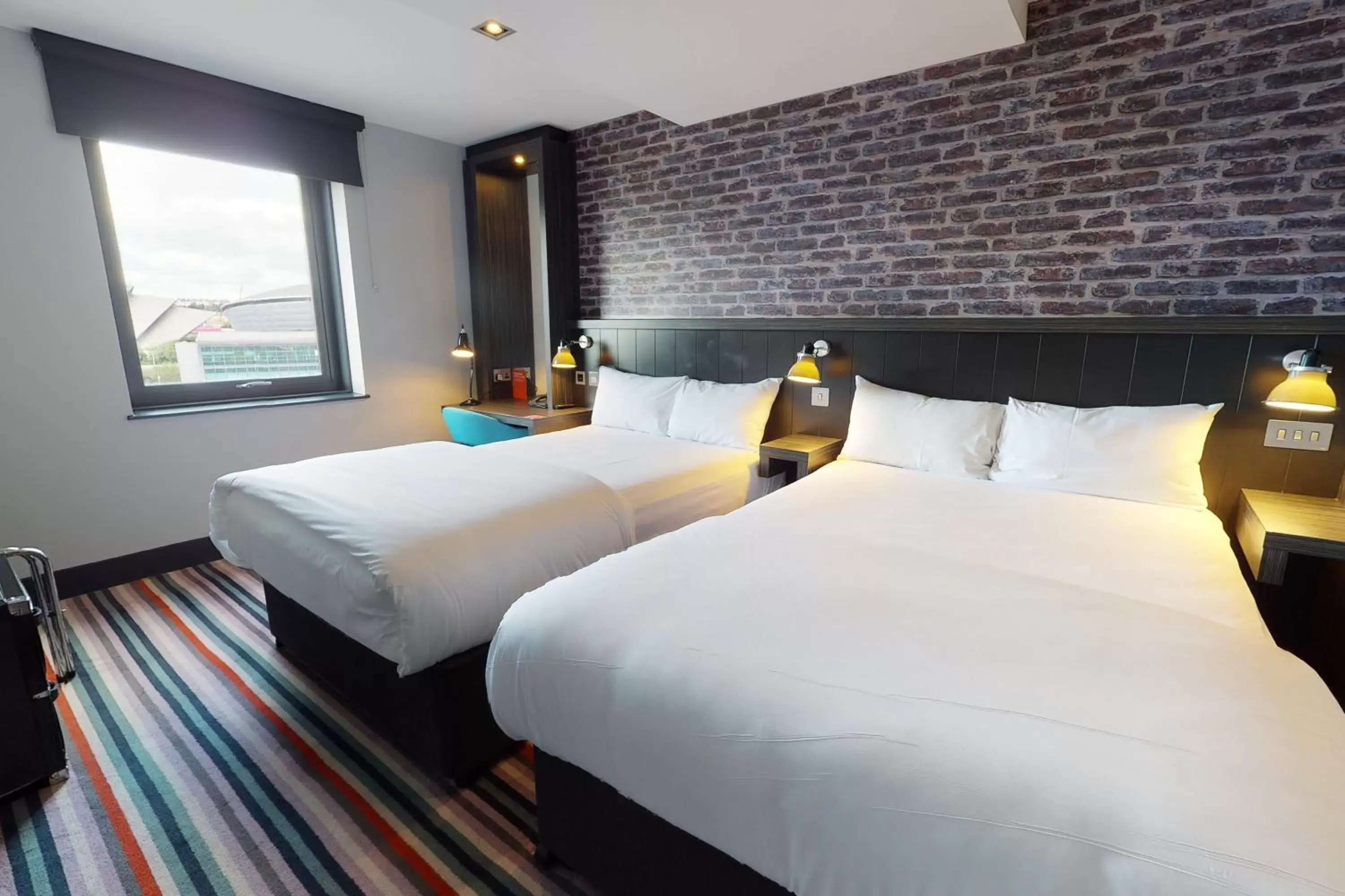 Bedroom, Bed in Village Hotel Glasgow