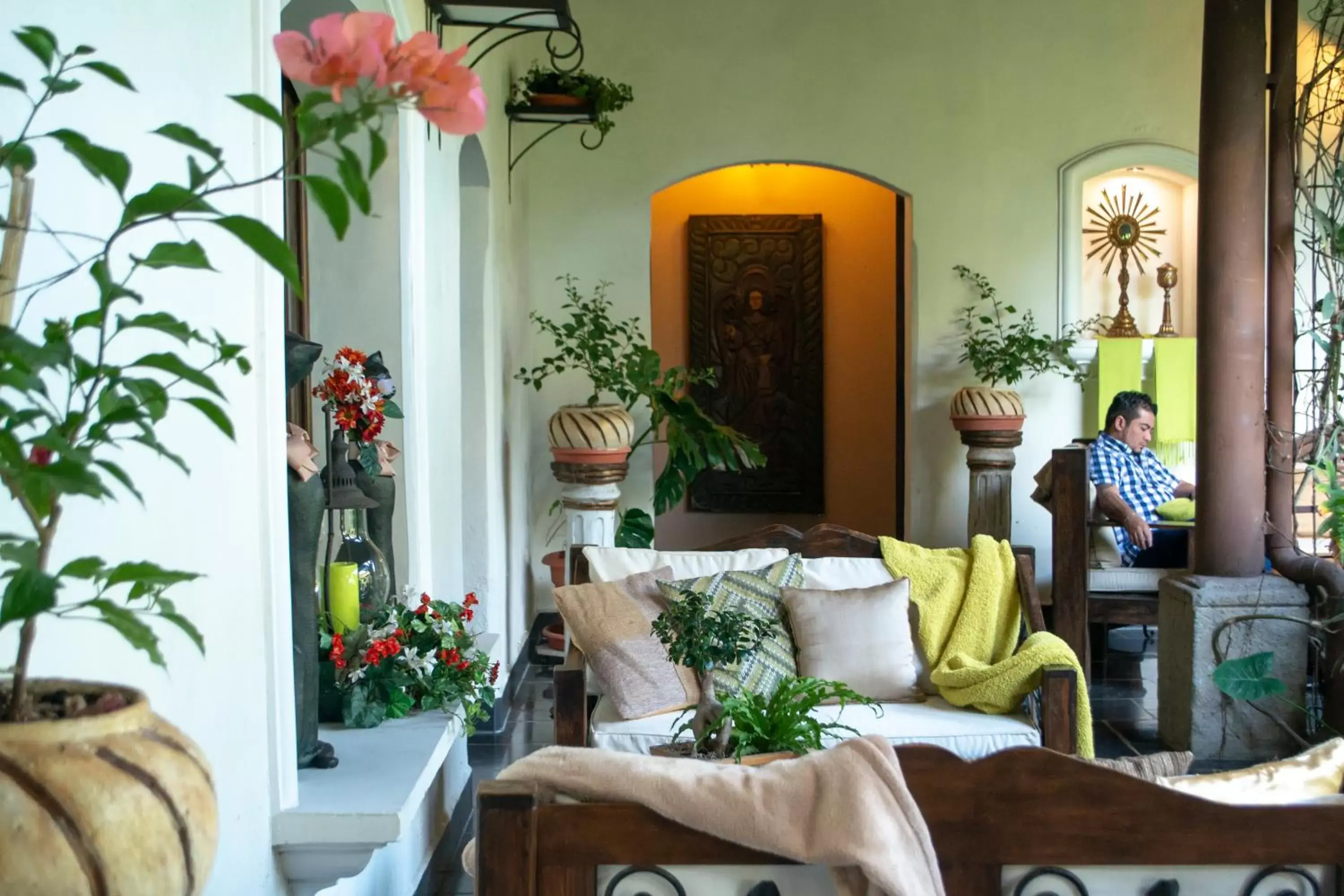 Lobby or reception in Hotel La Catedral