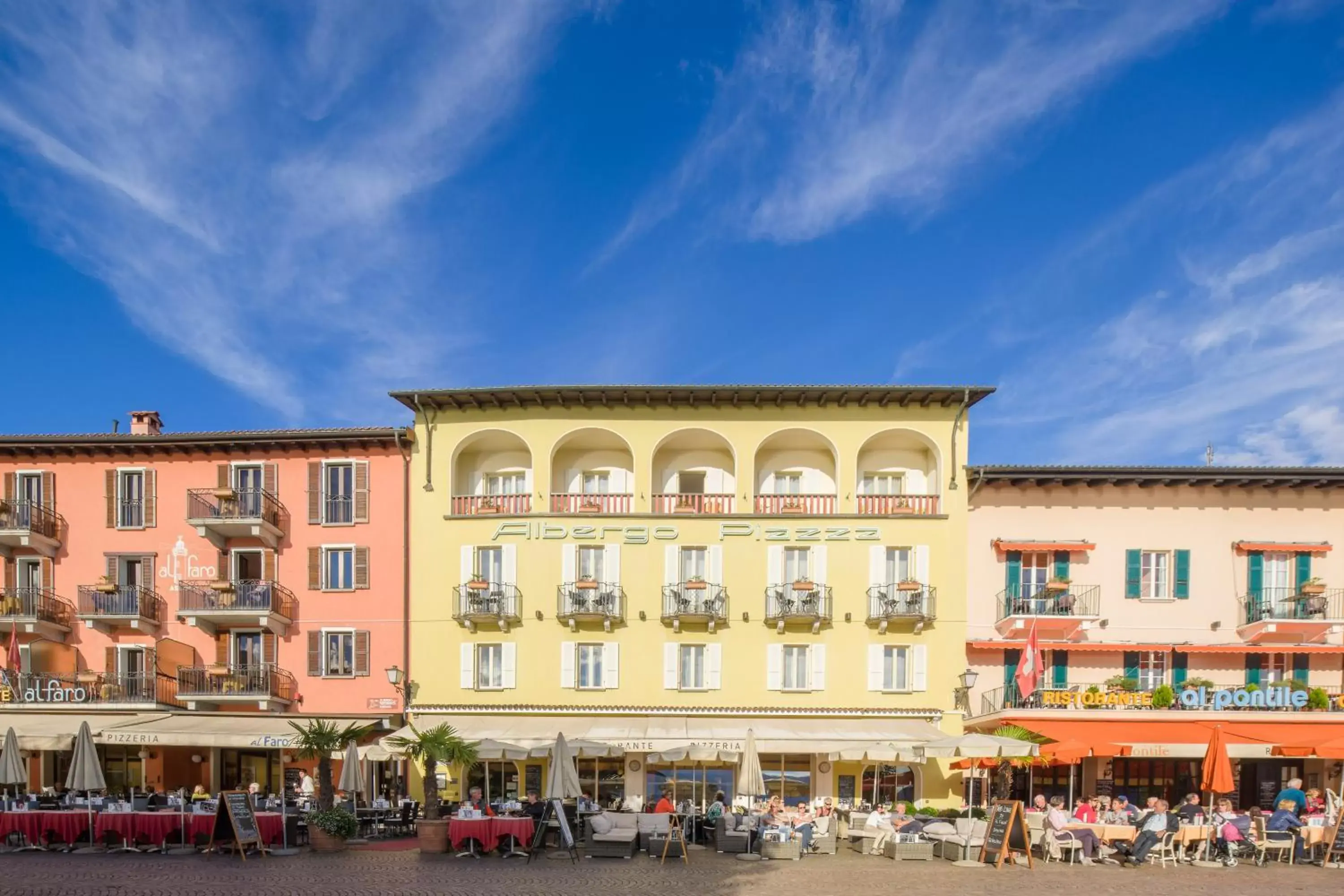 Facade/entrance, Property Building in Piazza Ascona Hotel & Restaurants