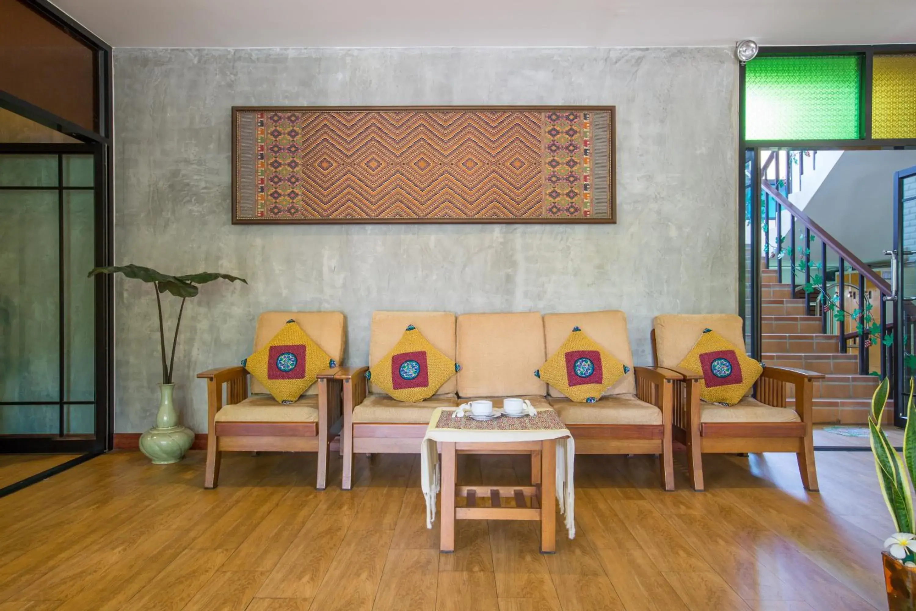 Lobby or reception, Seating Area in Boonme Heritage Hotel (SHA Extra Plus)