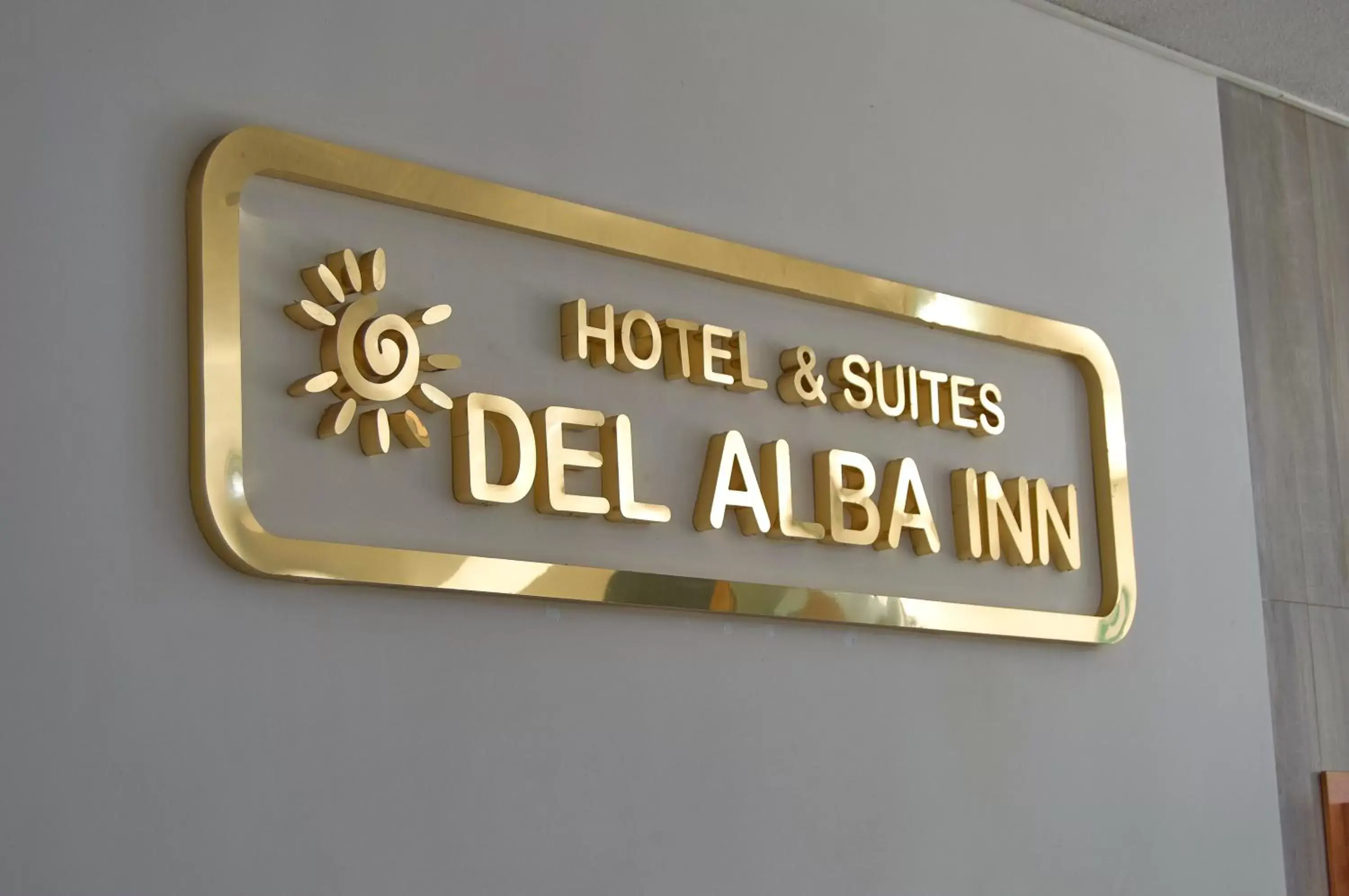 Property logo or sign in Hotel del Alba Inn & Suites