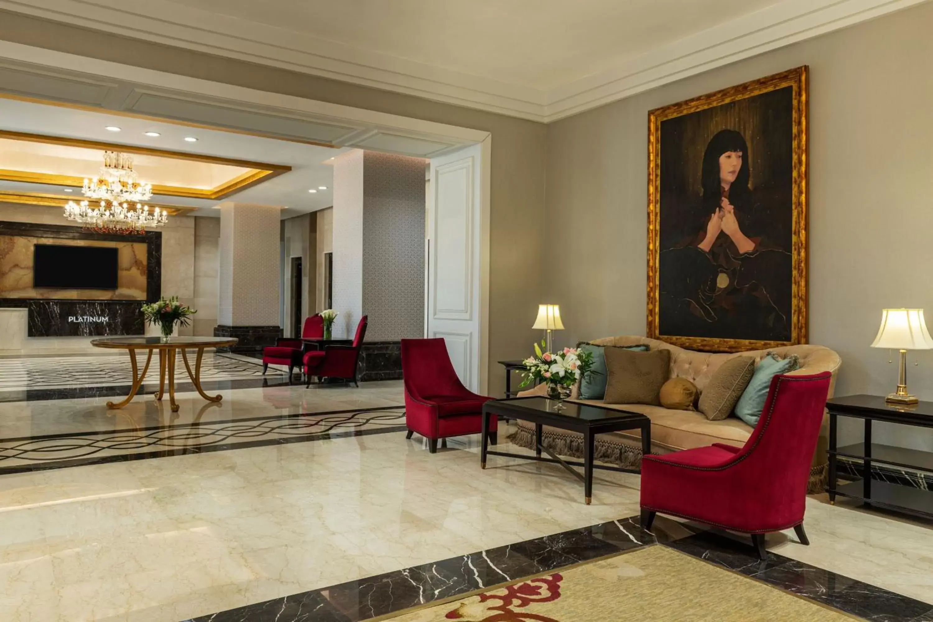 Property building, Seating Area in The St. Regis Almasa Hotel, Cairo