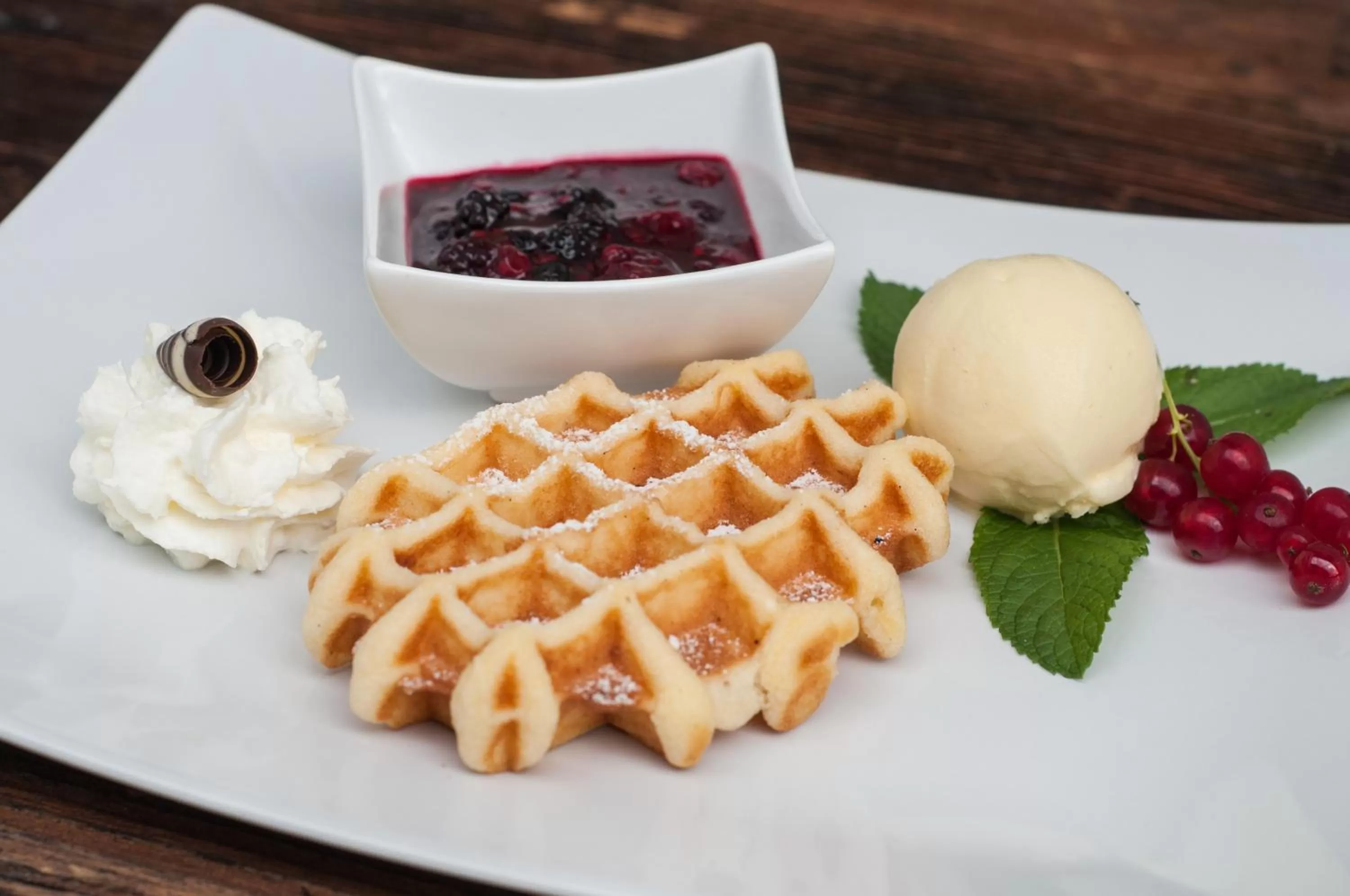 Food close-up in Hotel Weisses Kreuz