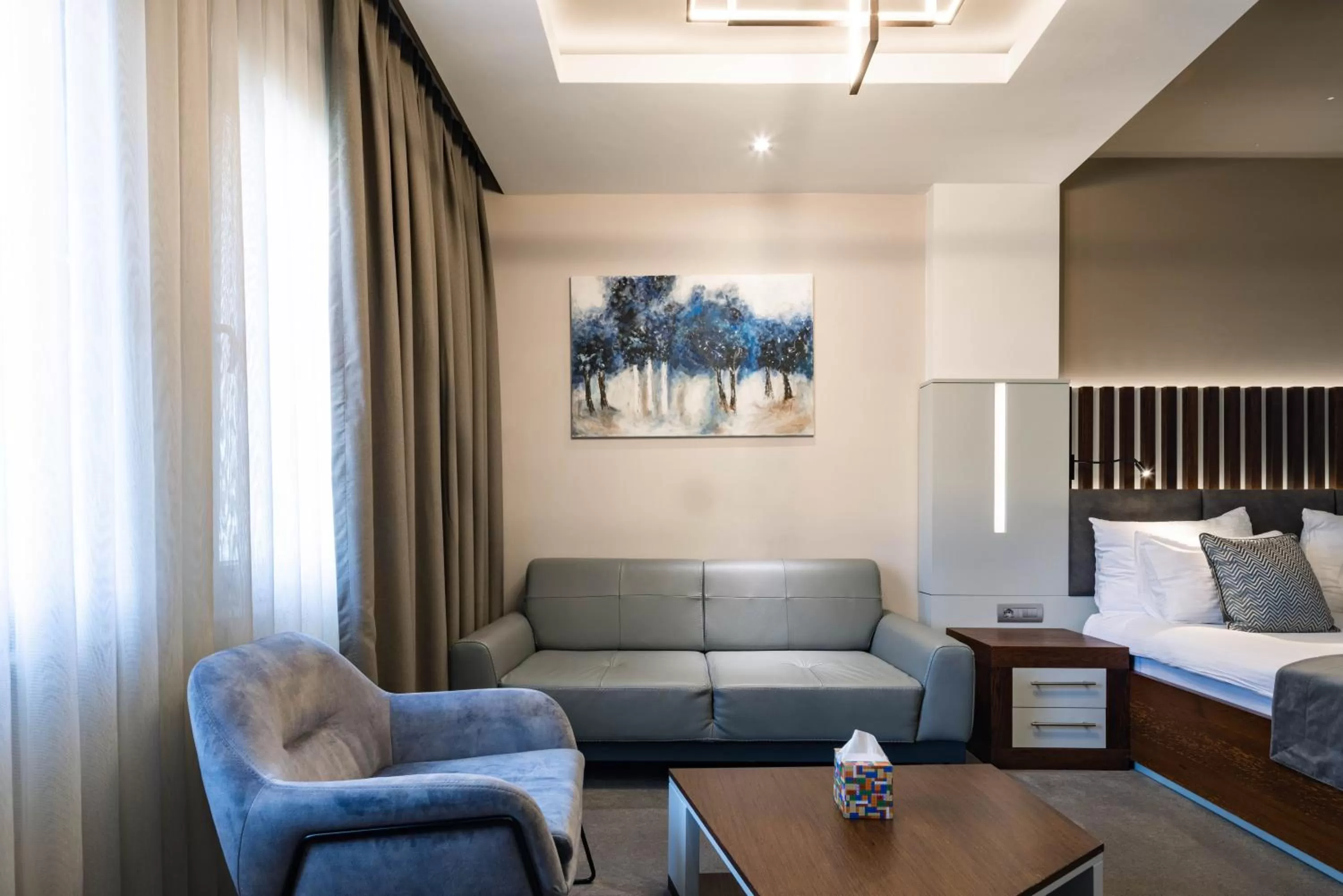 Bed in Hotel Prishtina