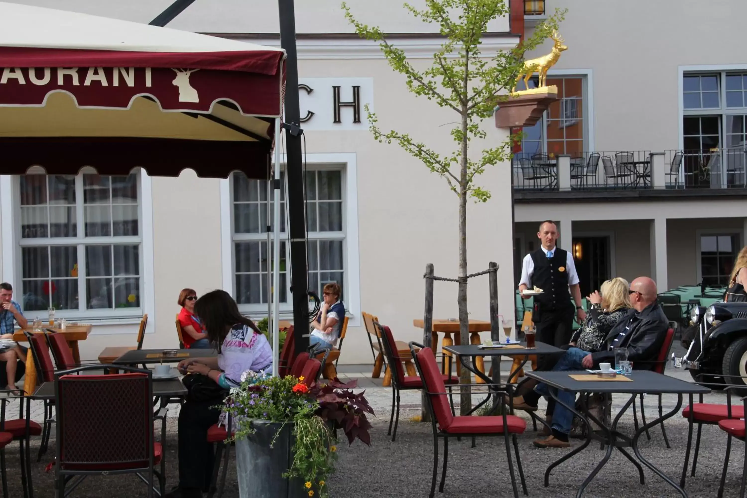 Restaurant/places to eat in AKZENT Brauerei Hotel Hirsch